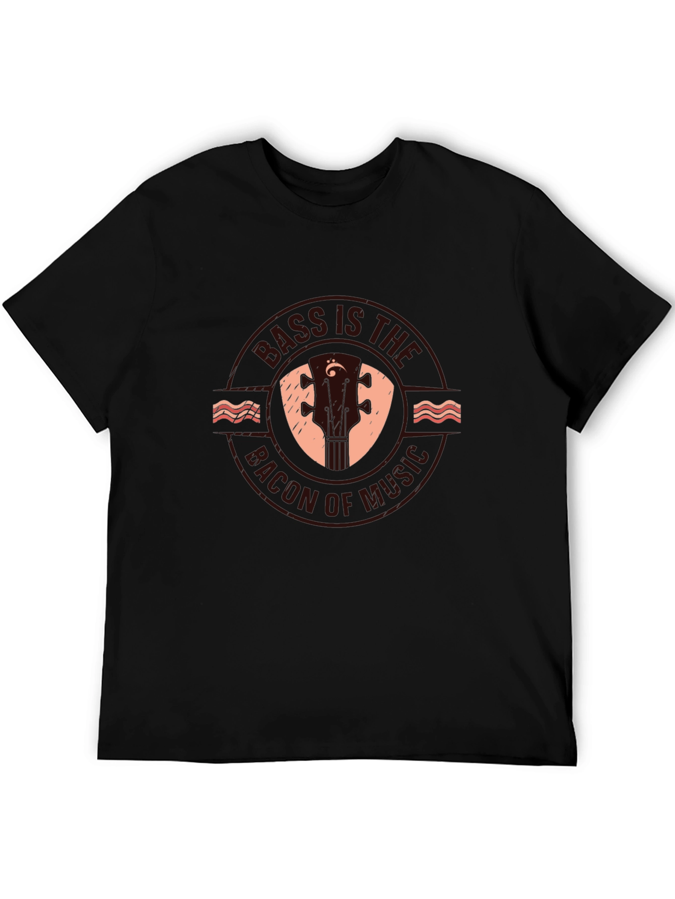 Bass is the Bacon of Music T-Shirt - Black