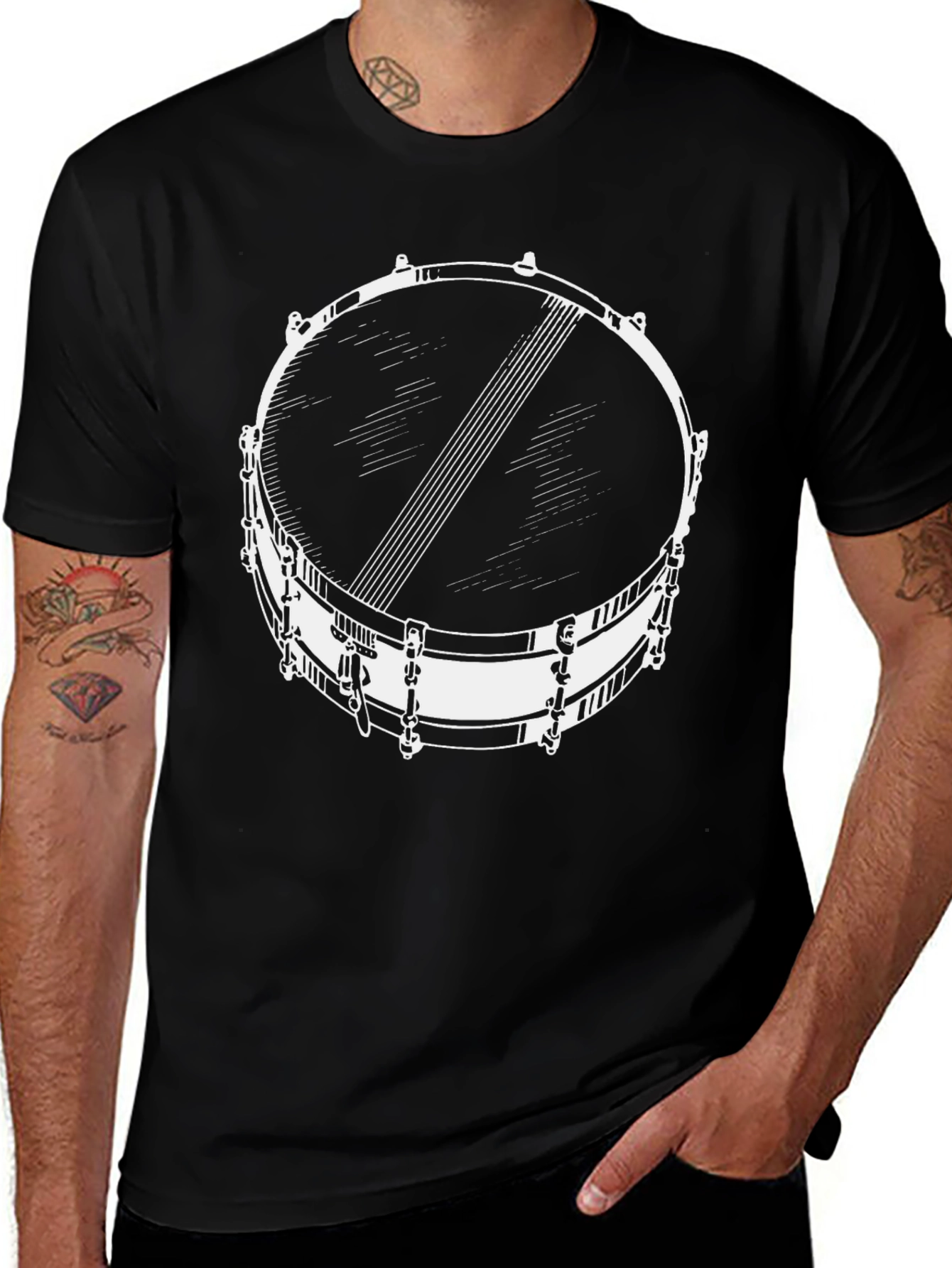 Drum Graphic Tee - Musicians Style!