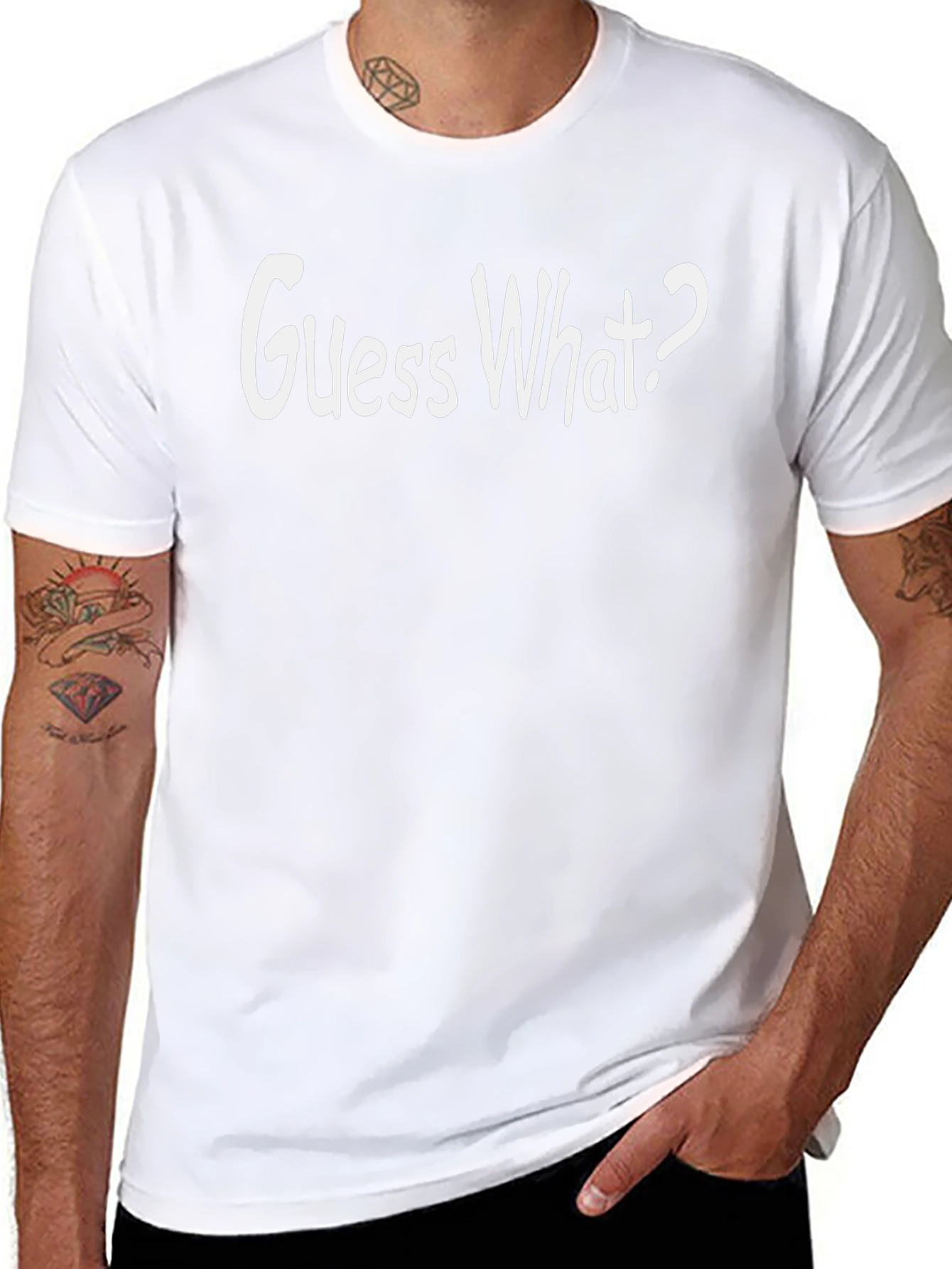 Guess What? Black T-Shirt