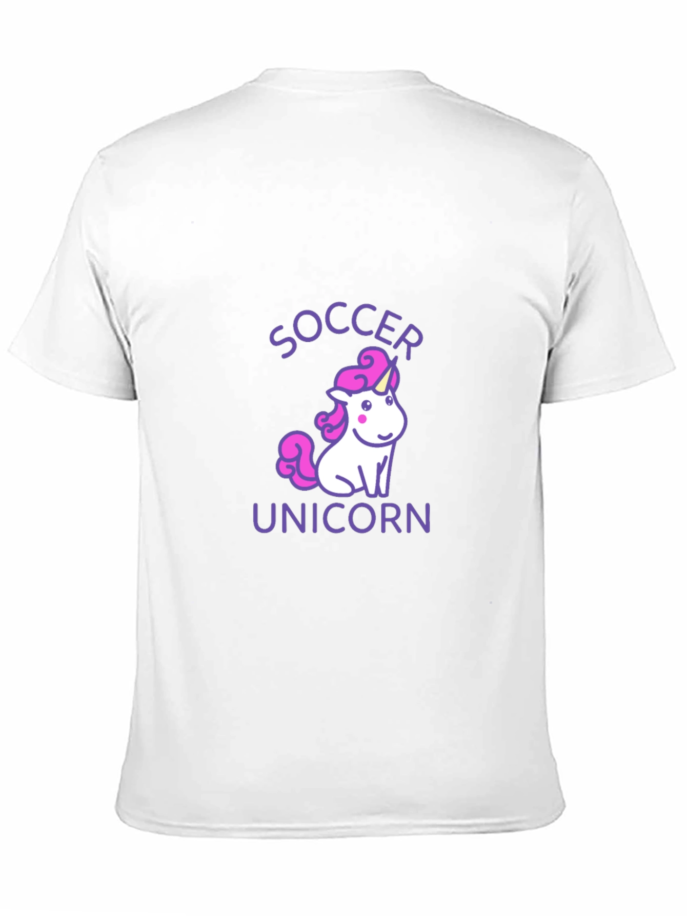 Soccer Unicorn Black Graphic Tee