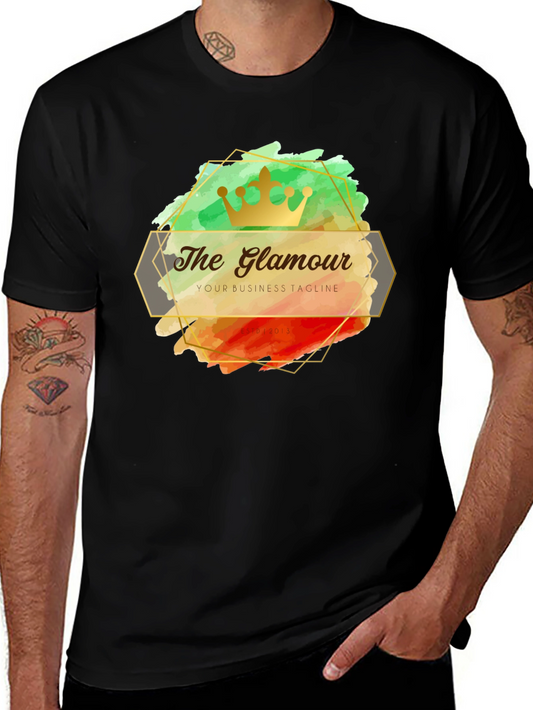 The Glamour T-Shirt - Stylish Crown Design
