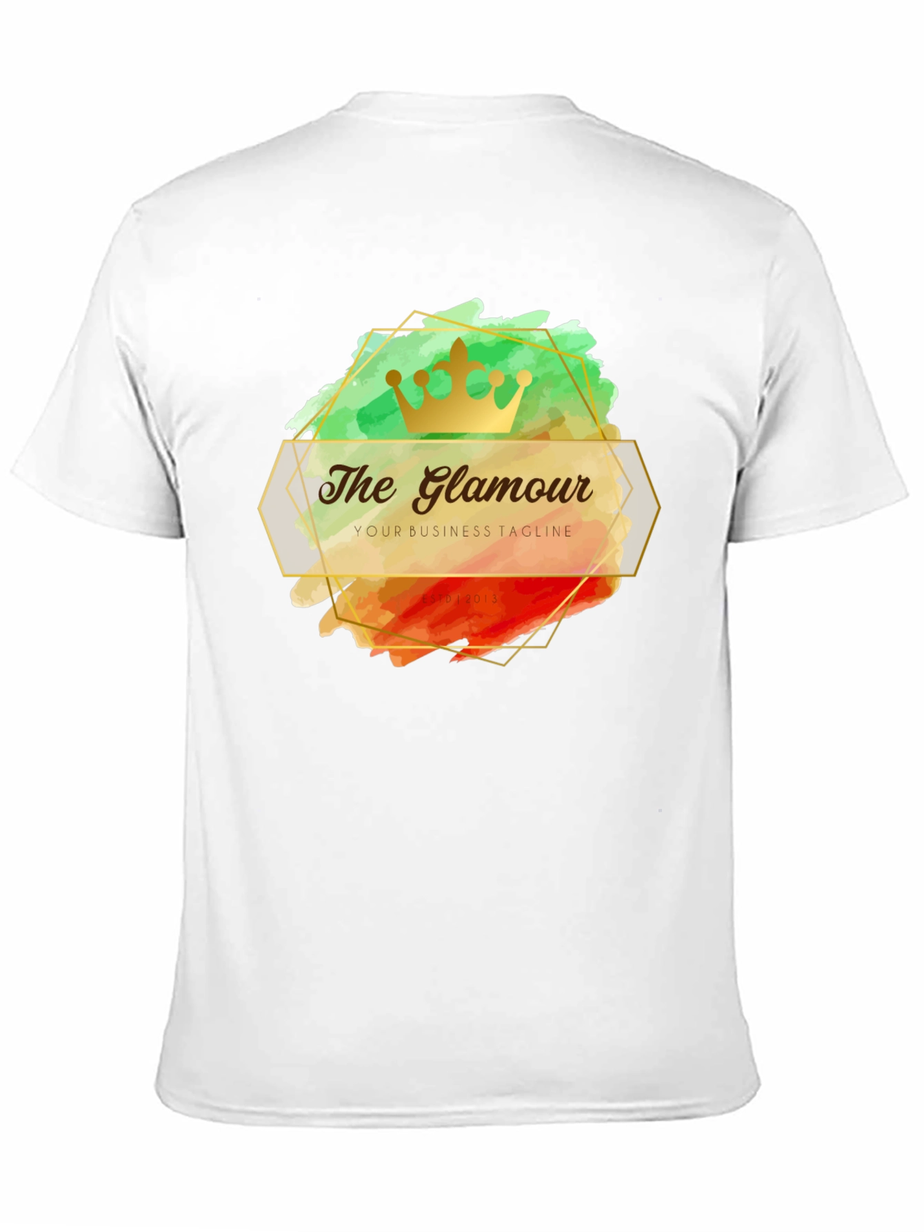 The Glamour T-Shirt - Stylish Crown Design