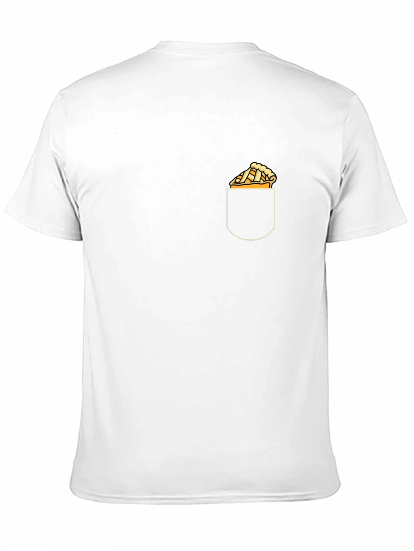Pie in Pocket Graphic Tee - Trendy Casual Wear