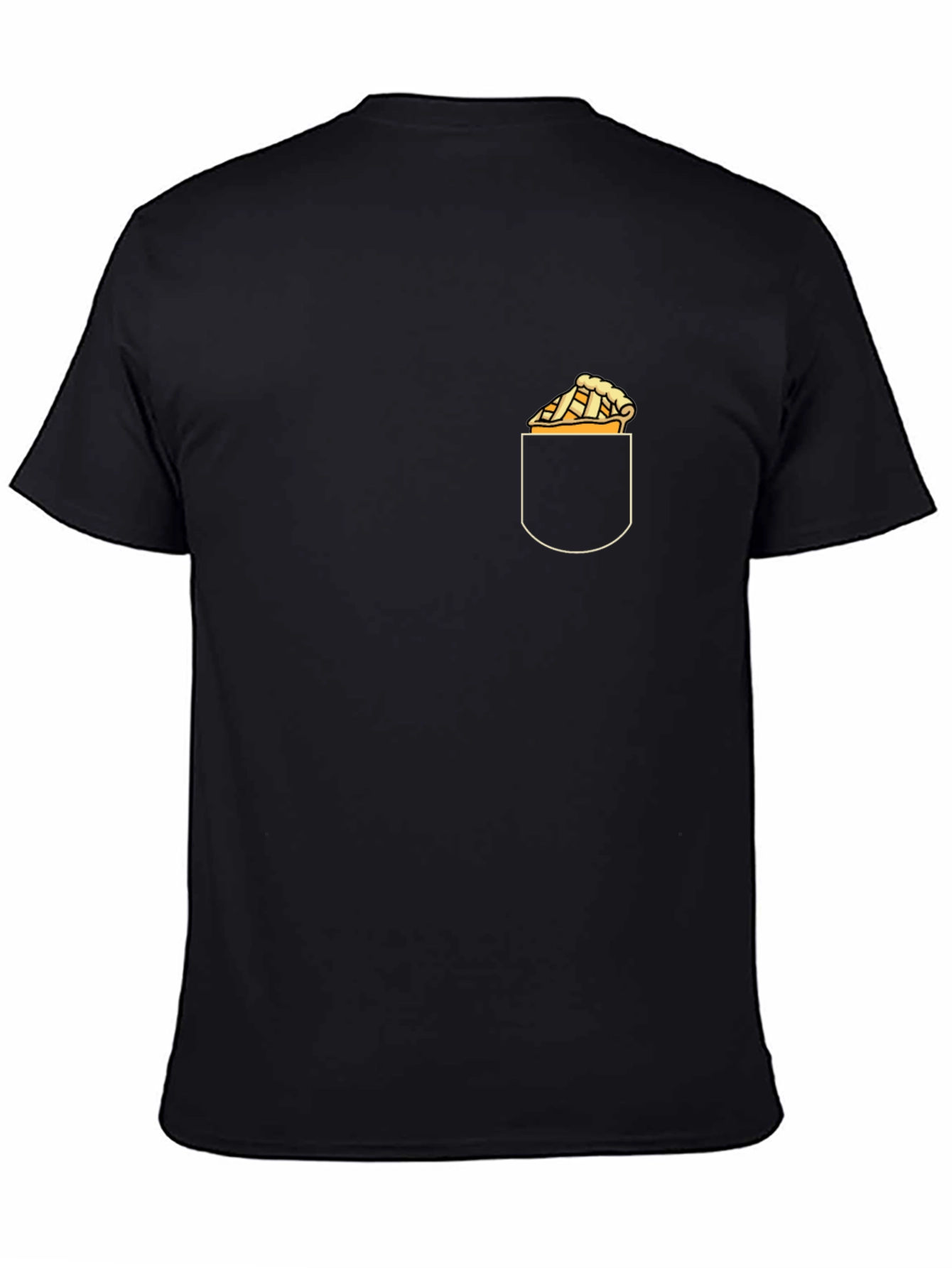 Pie in Pocket Graphic Tee - Trendy Casual Wear