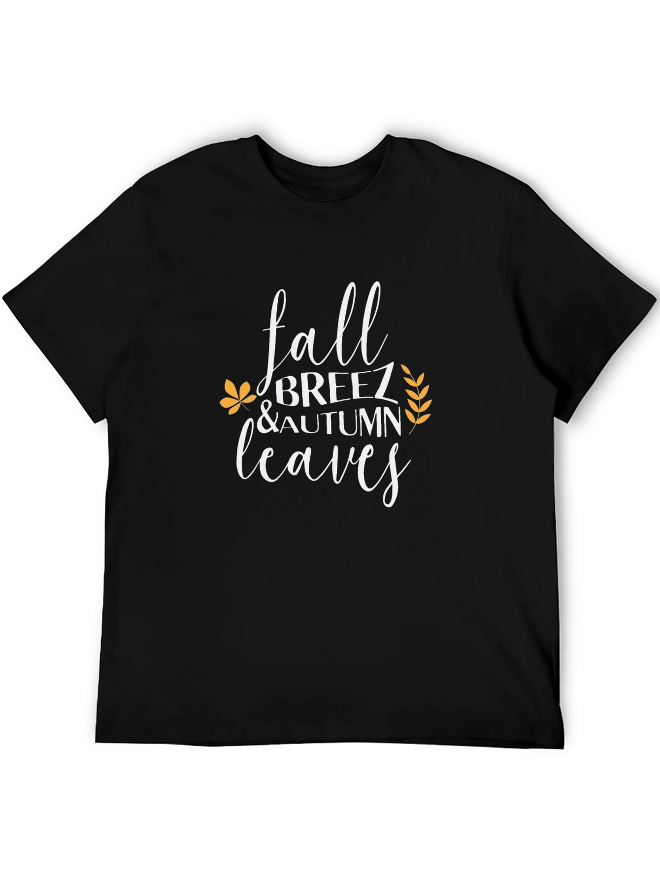 Fall Breeze & Autumn Leaves Graphic T-Shirt