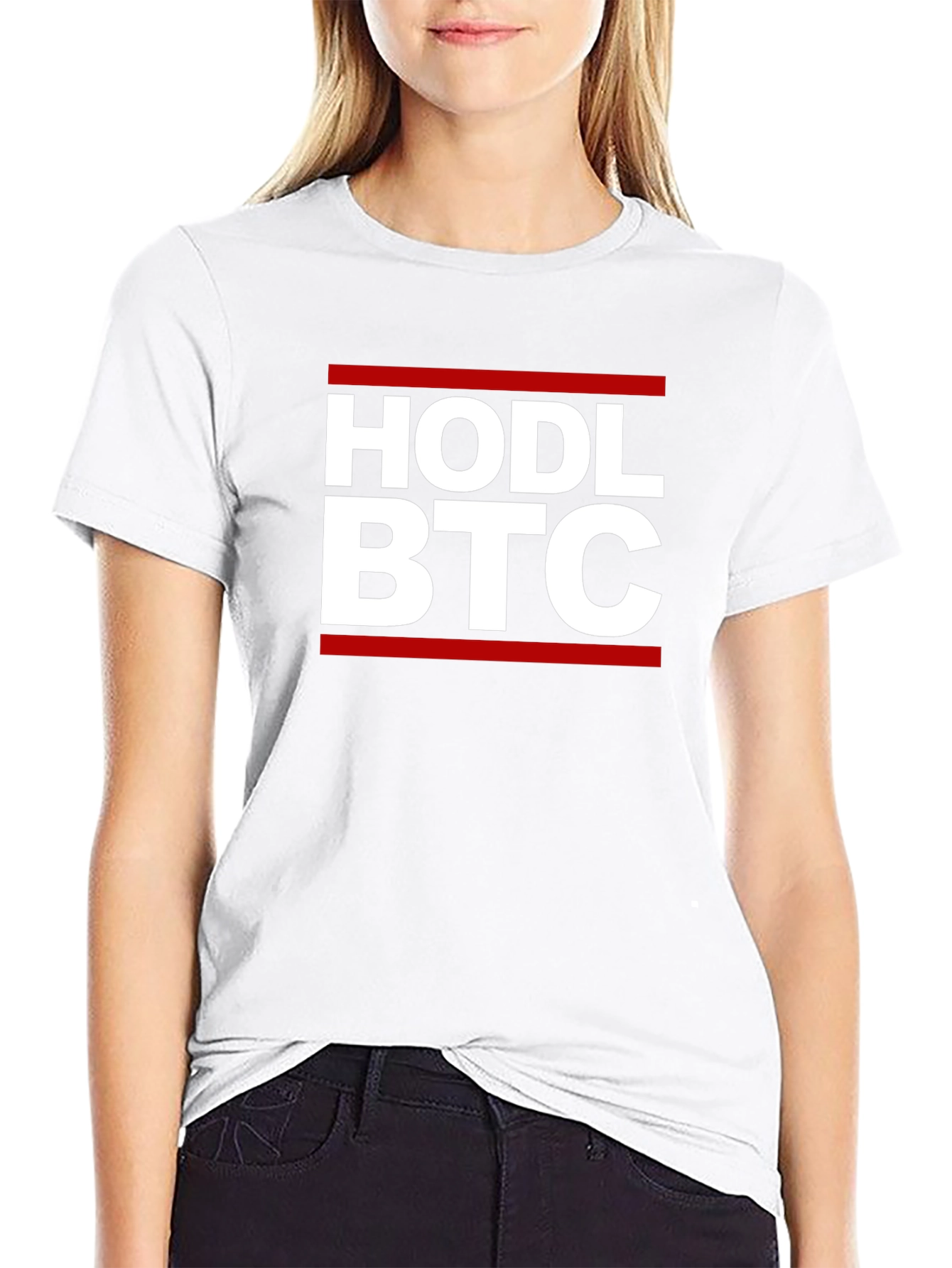 HODL BTC Black T-Shirt - Crypto Bitcoin