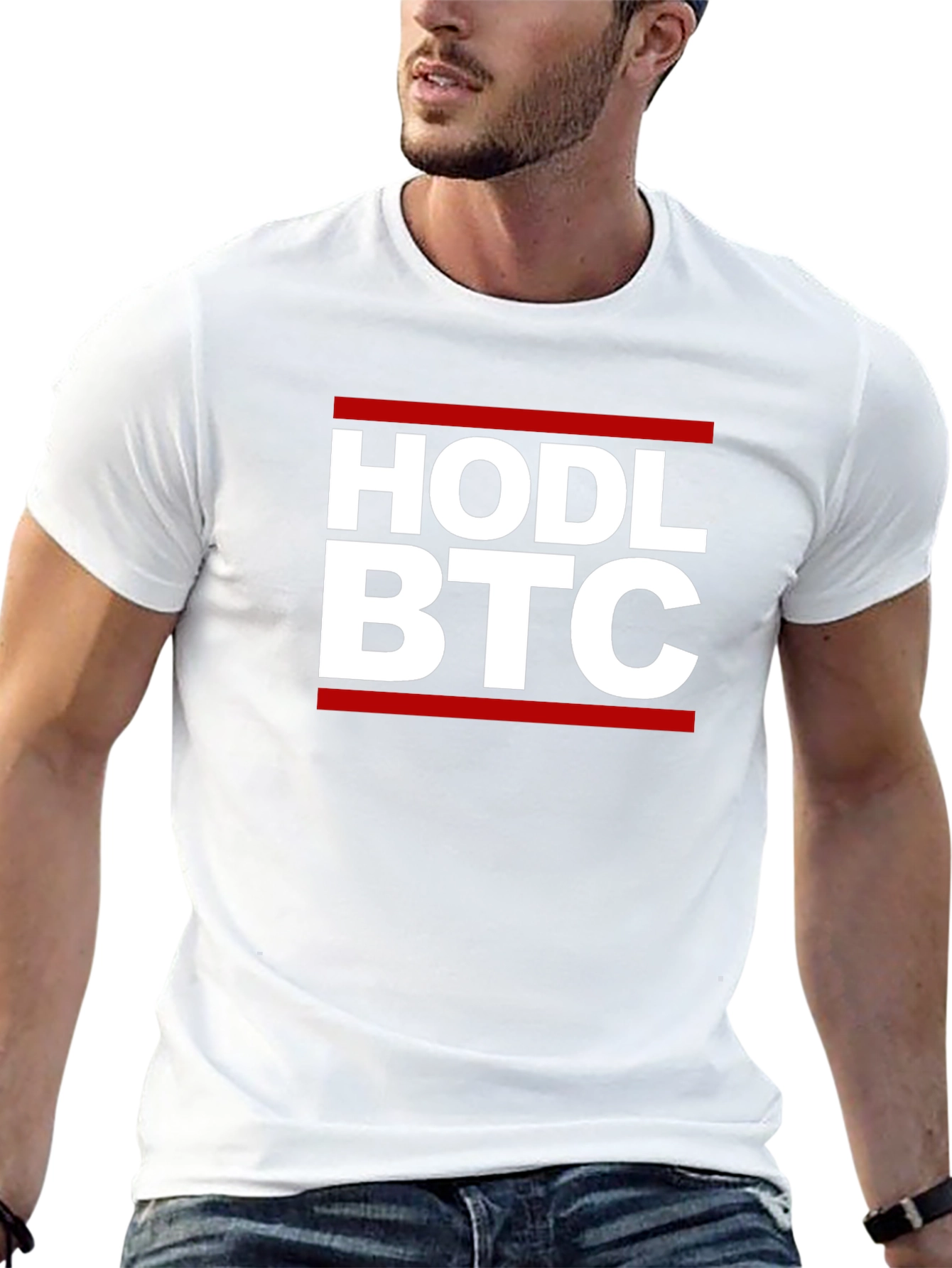 HODL BTC Black T-Shirt - Crypto Bitcoin