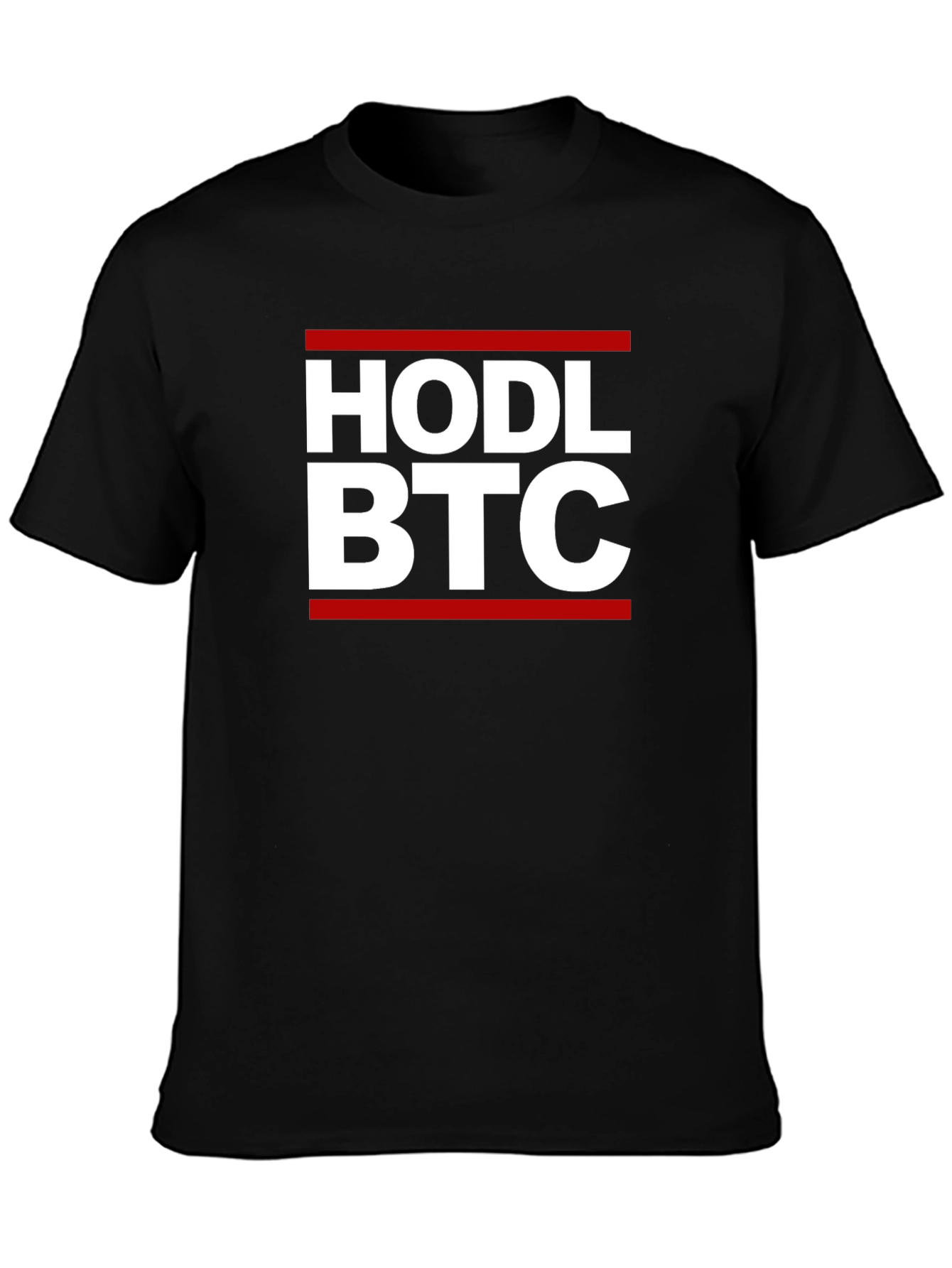HODL BTC Black T-Shirt - Crypto Bitcoin