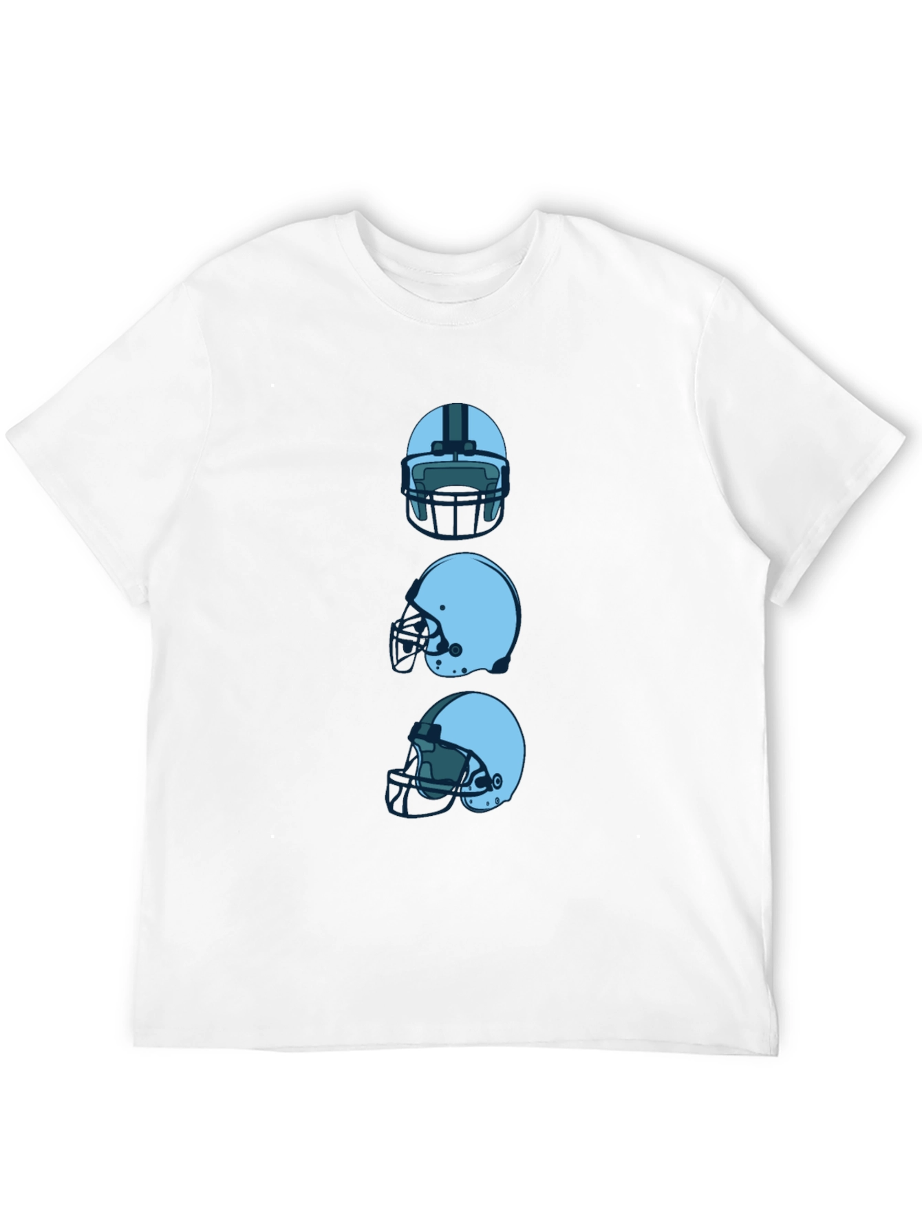 Football Helmet Graphic Tee - Black T-Shirt