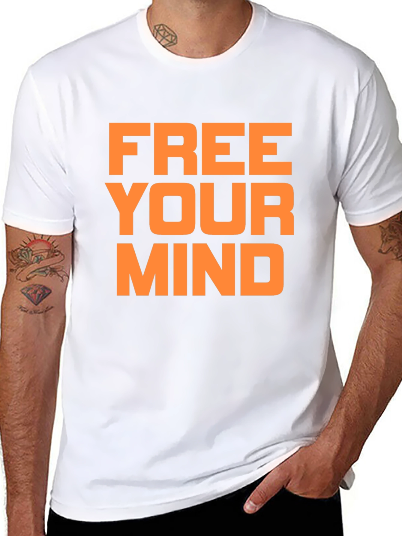 Free Your Mind Graphic Tee - Unisex Black T-Shirt