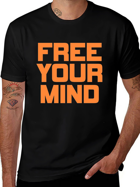 Free Your Mind Graphic Tee - Unisex Black T-Shirt