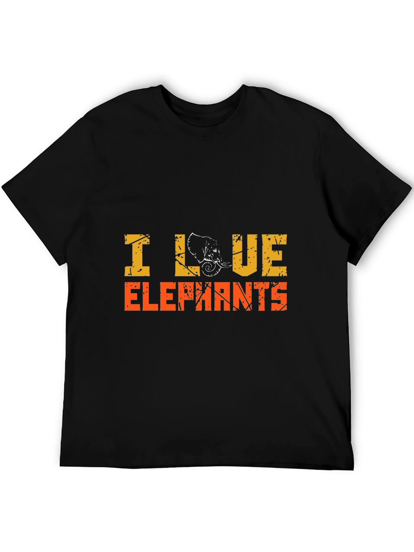 I Love Elephants Graphic Tee