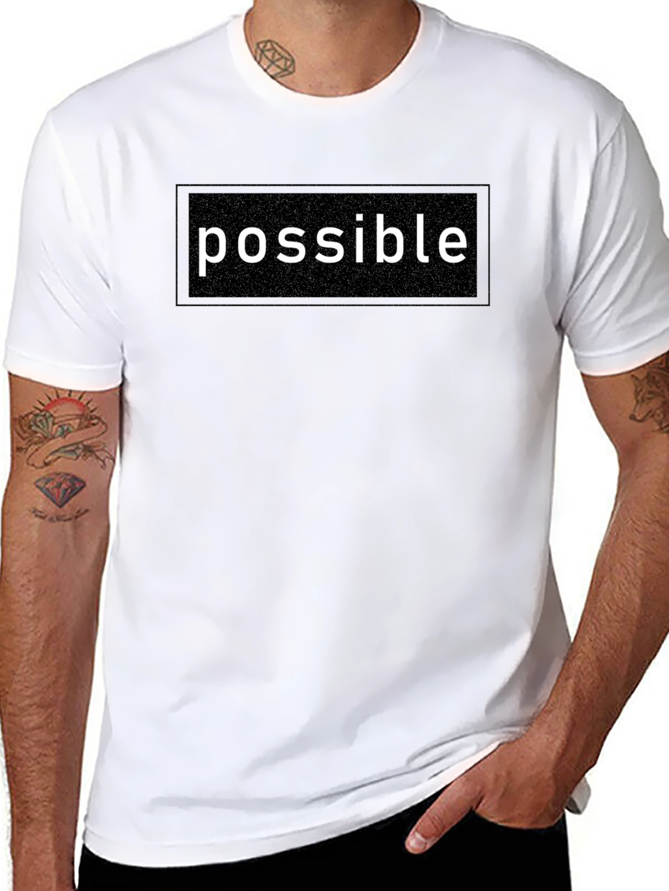 Possible T-Shirt - Black Graphic Tee