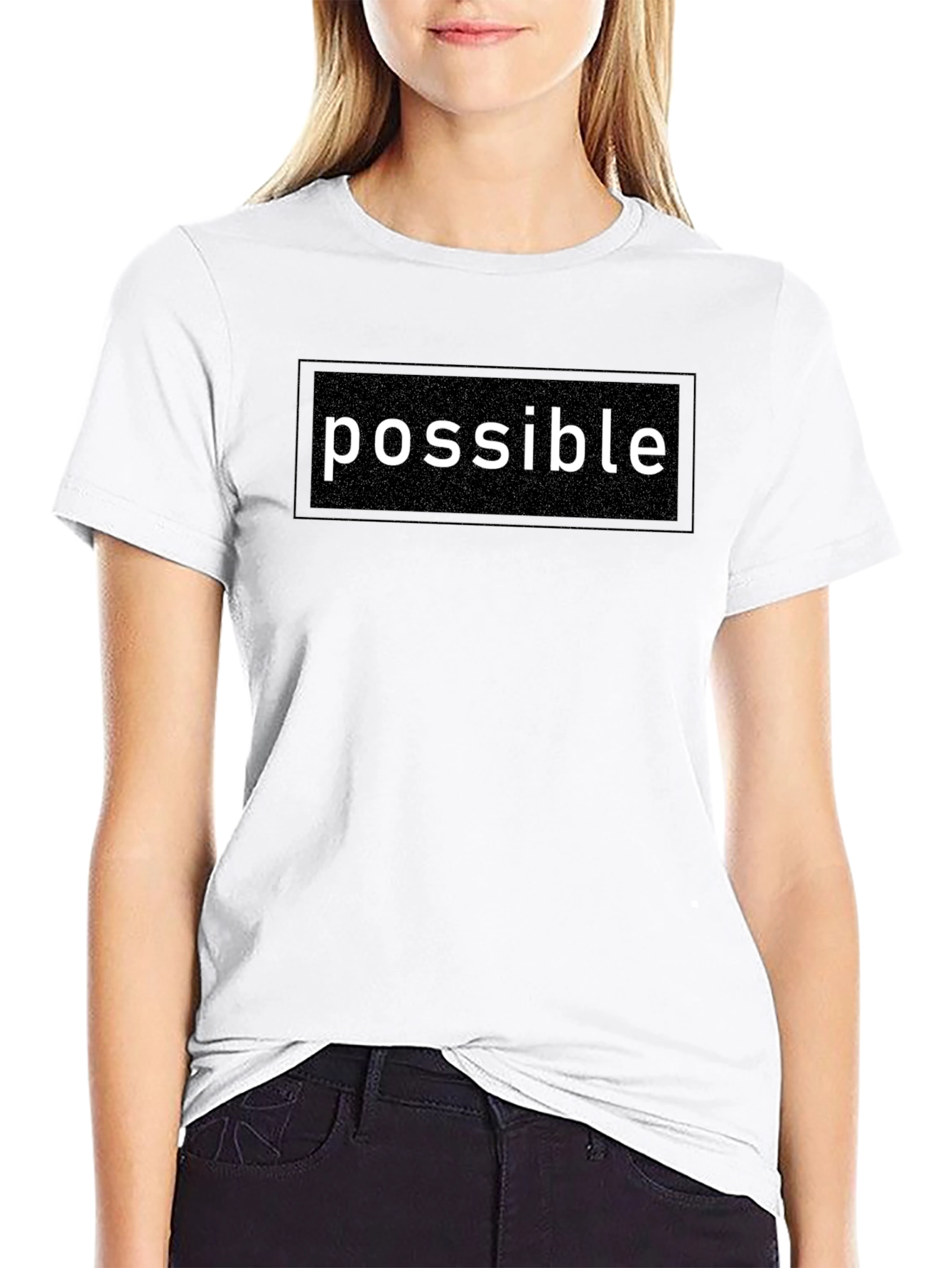 Possible T-Shirt - Black Graphic Tee