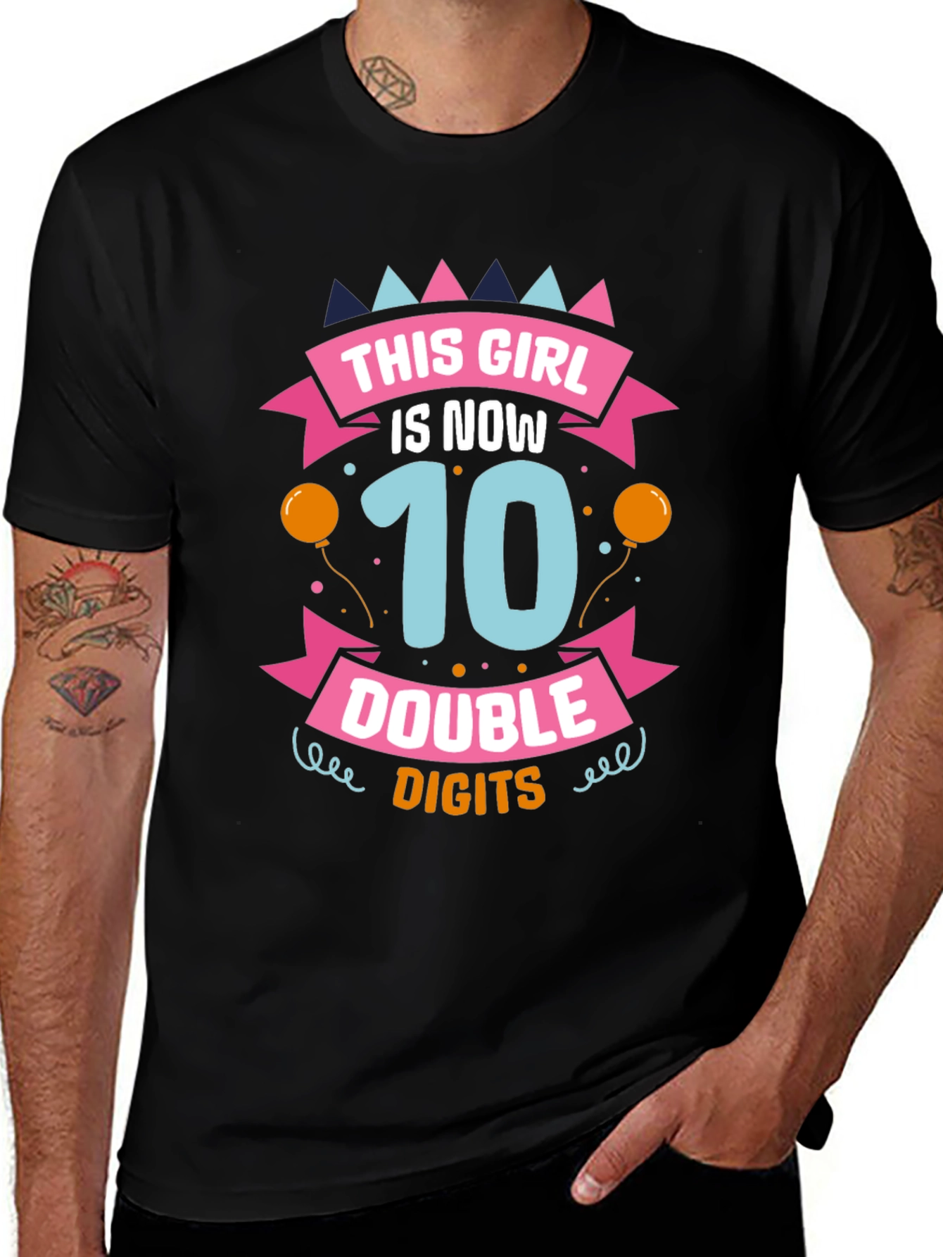 This Girl Is Now 10 Double Digits T-Shirt