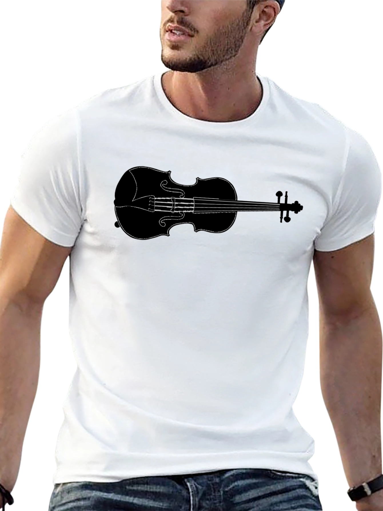 Black Violin Graphic T-Shirt - Music Lover Tee