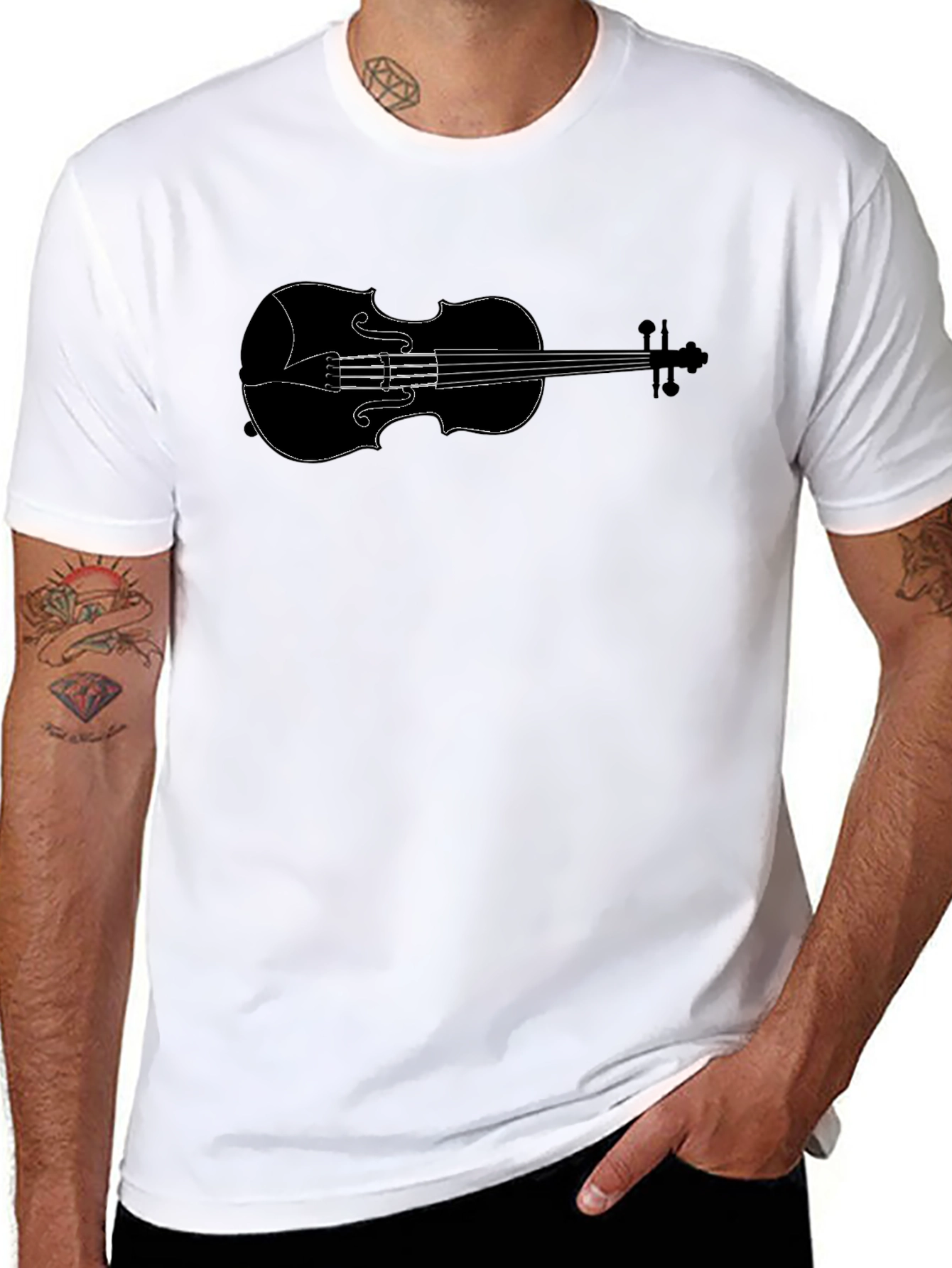 Black Violin Graphic T-Shirt - Music Lover Tee