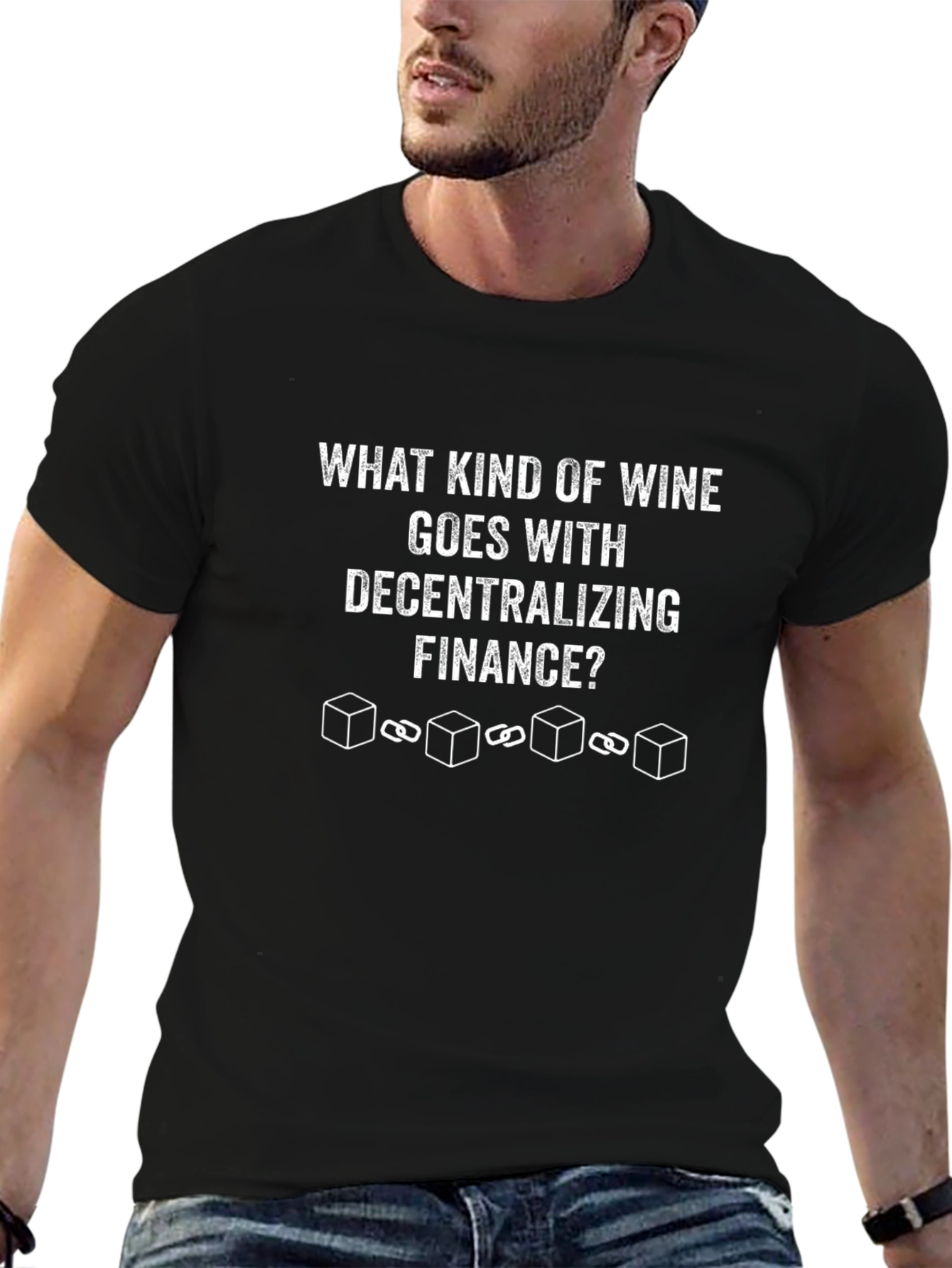 Decentralizing Finance Wine T-Shirt