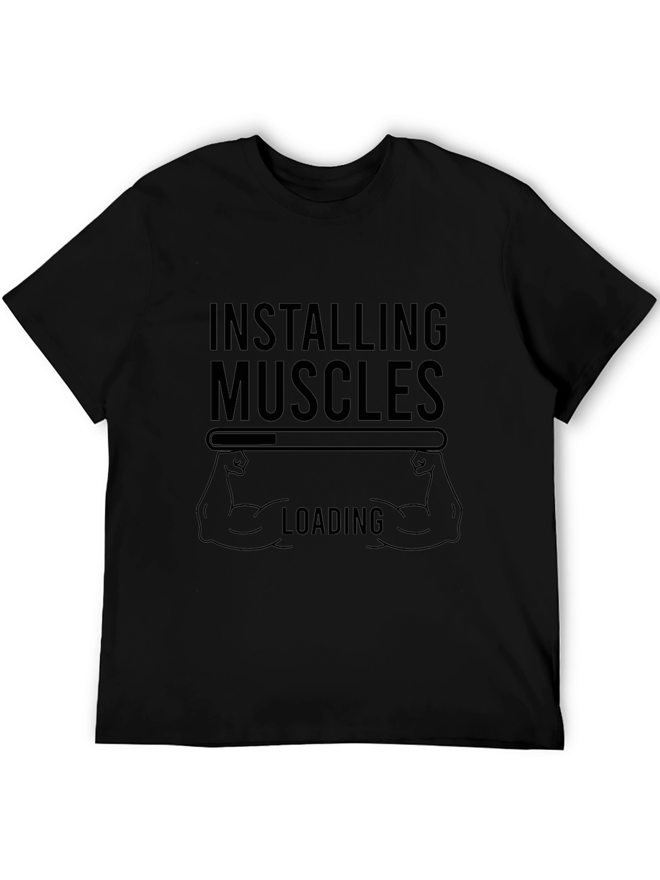Installing Muscles Loading Mens T-Shirt - Black