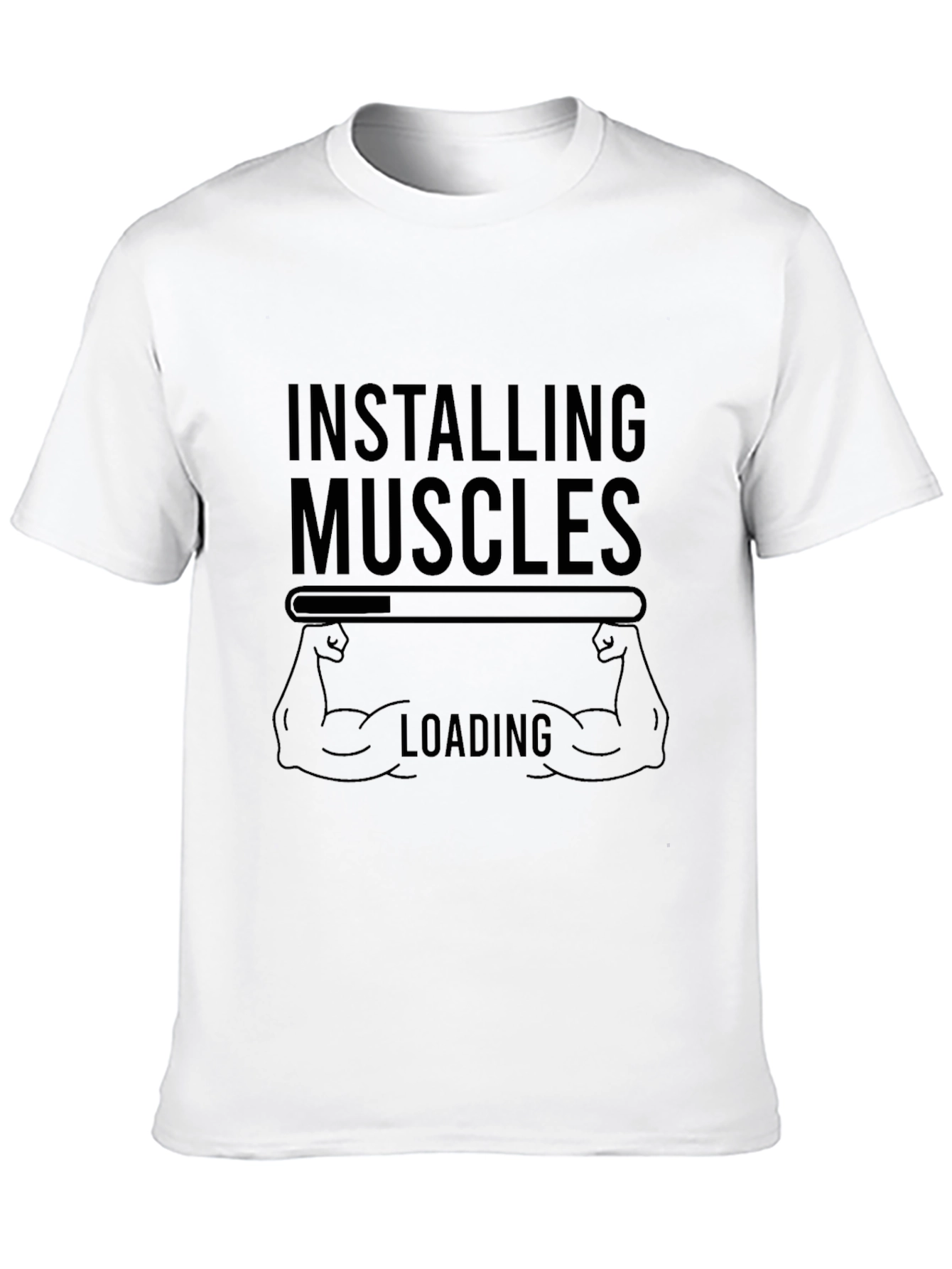 Installing Muscles Loading Mens T-Shirt - Black