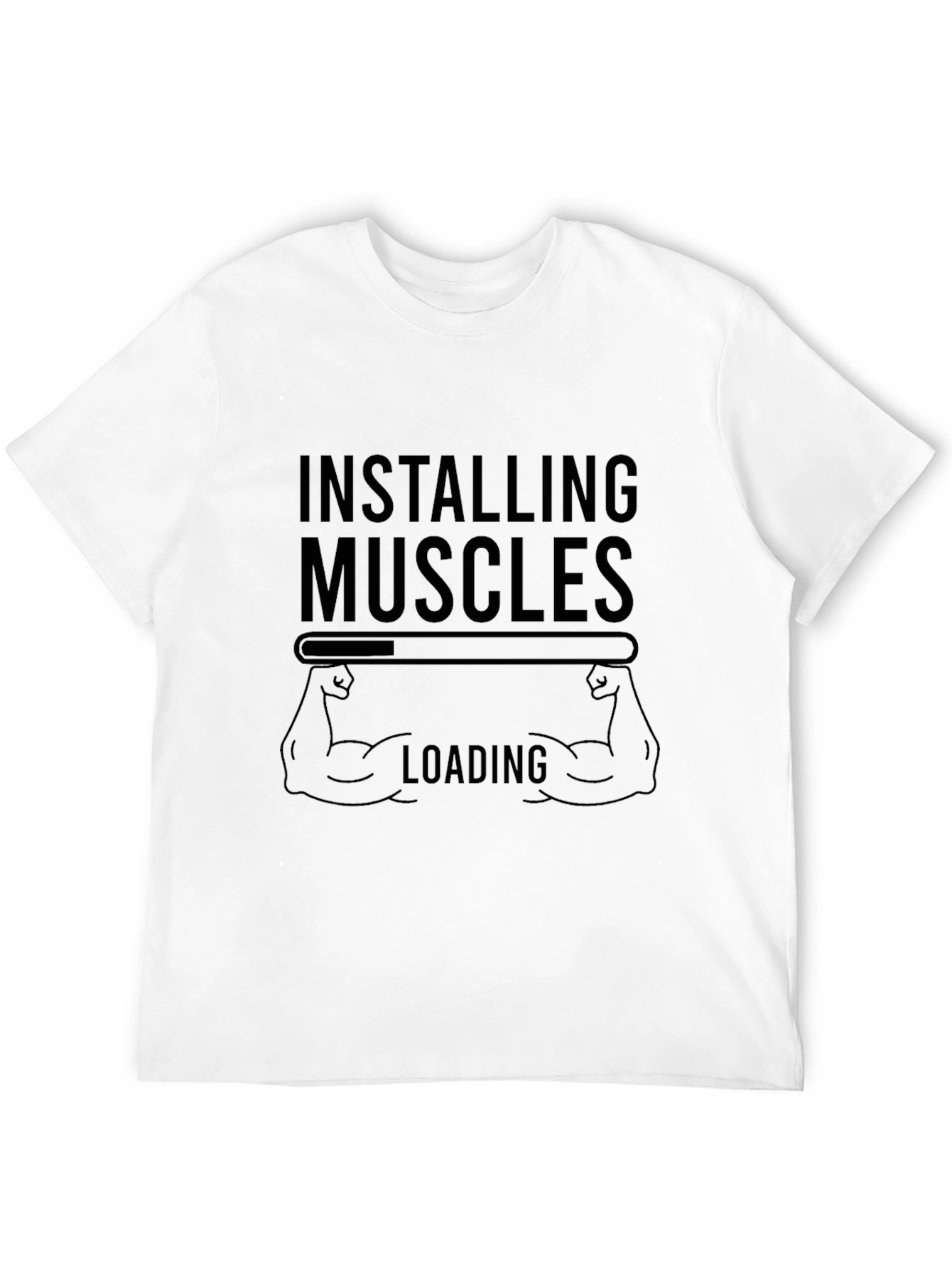 Installing Muscles Loading Mens T-Shirt - Black