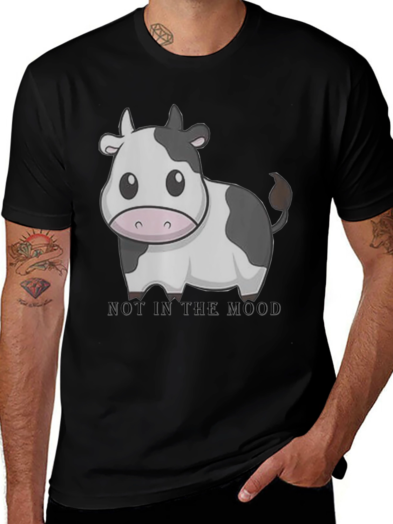 Not in the Mood Cow Graphic Tee
