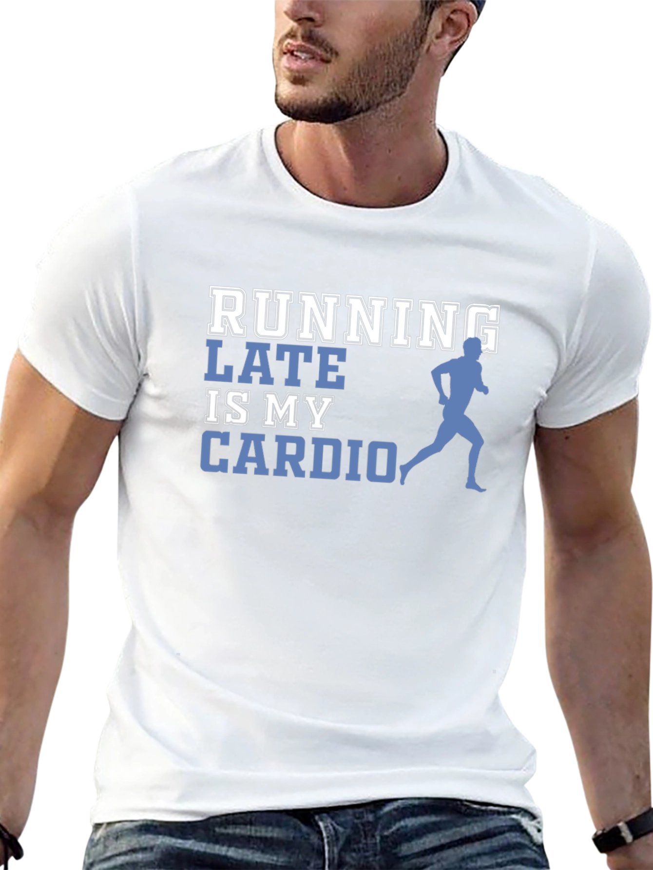 Running Late is My Cardio Graphic Tee