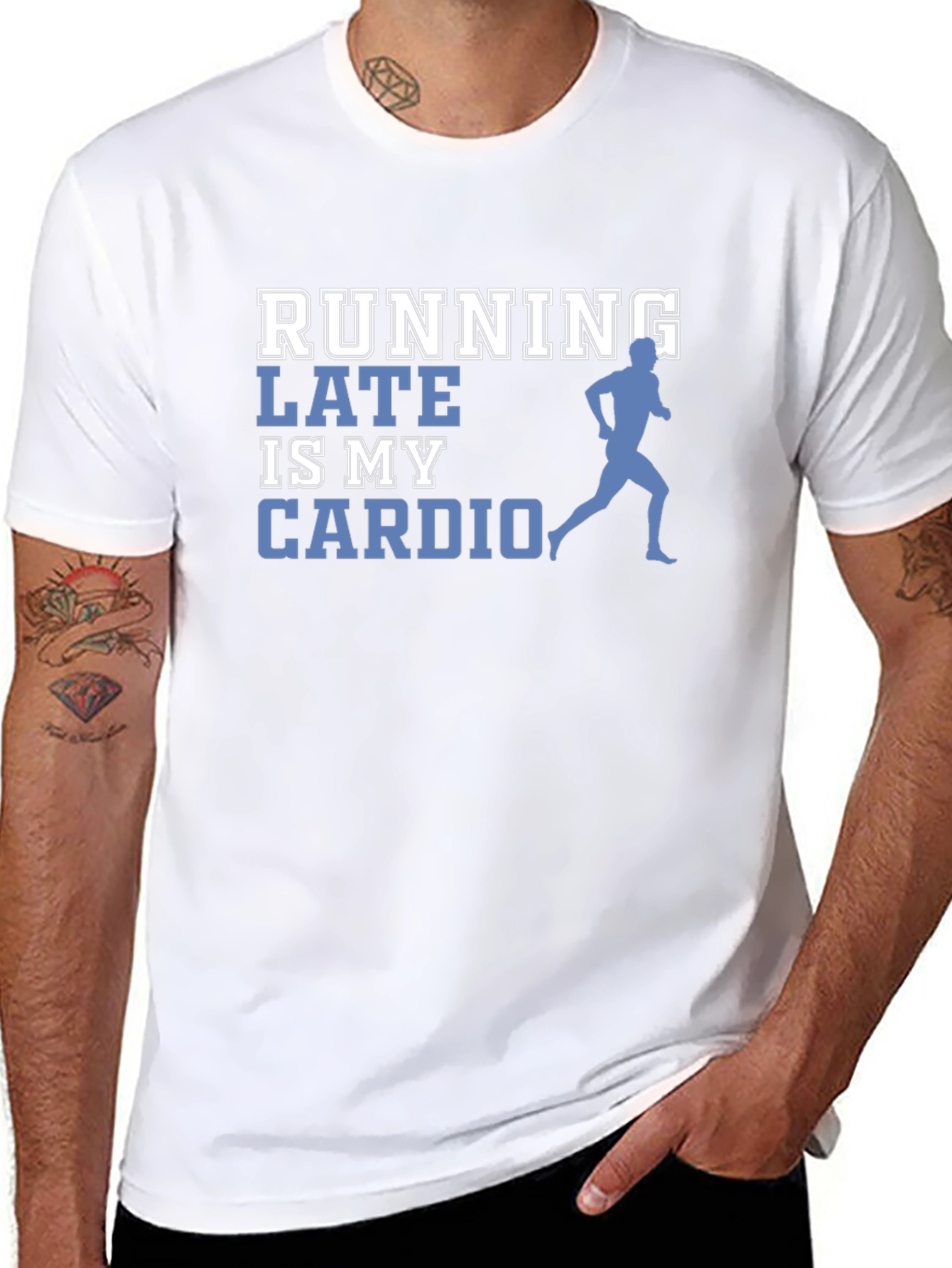 Running Late is My Cardio Graphic Tee
