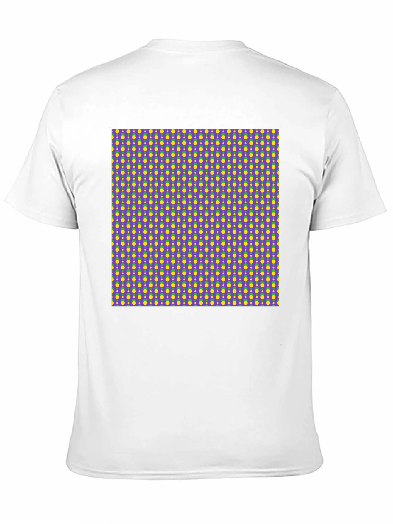 Vibrant Patterned Black T-Shirt