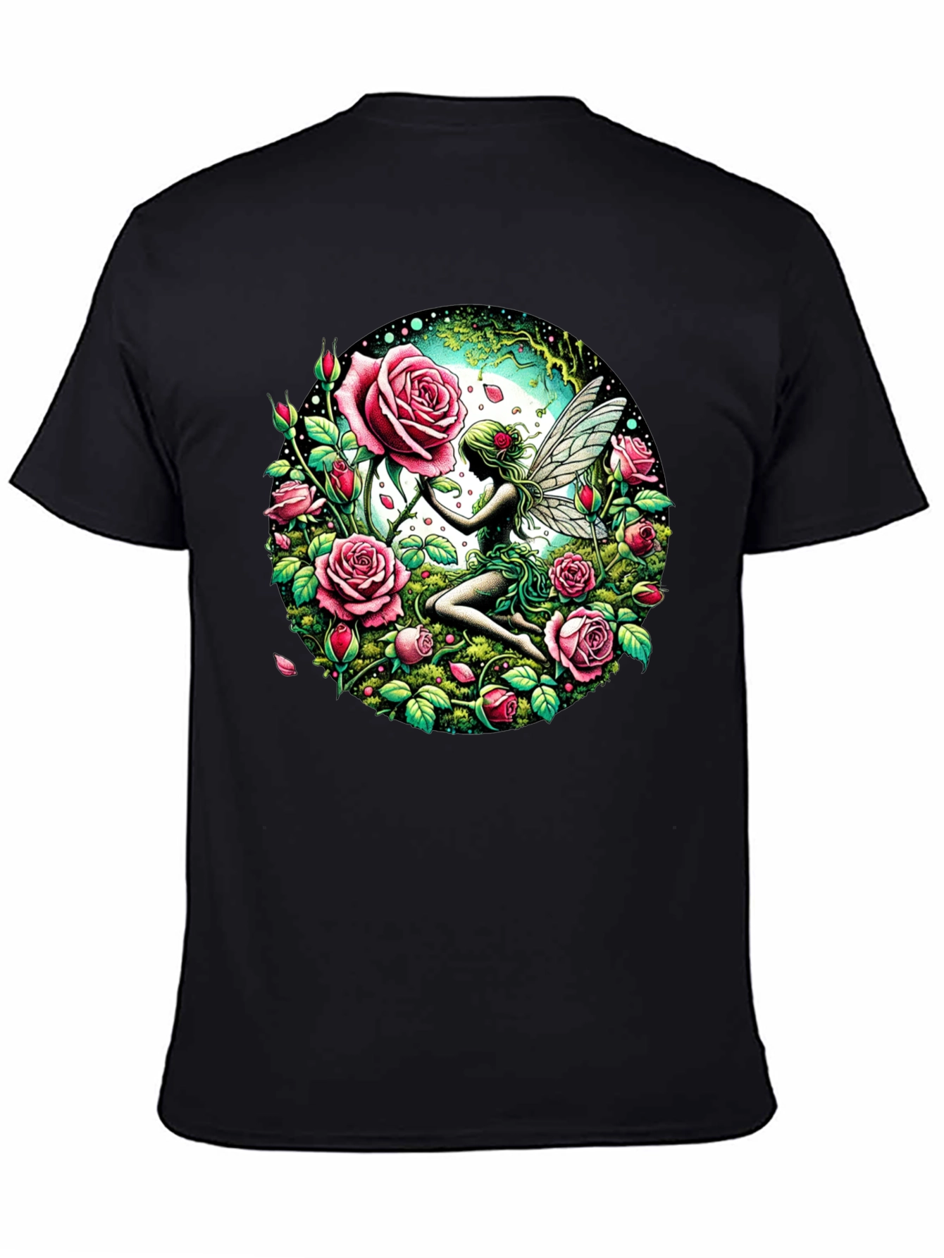 Fairy and Roses Graphic T-Shirt