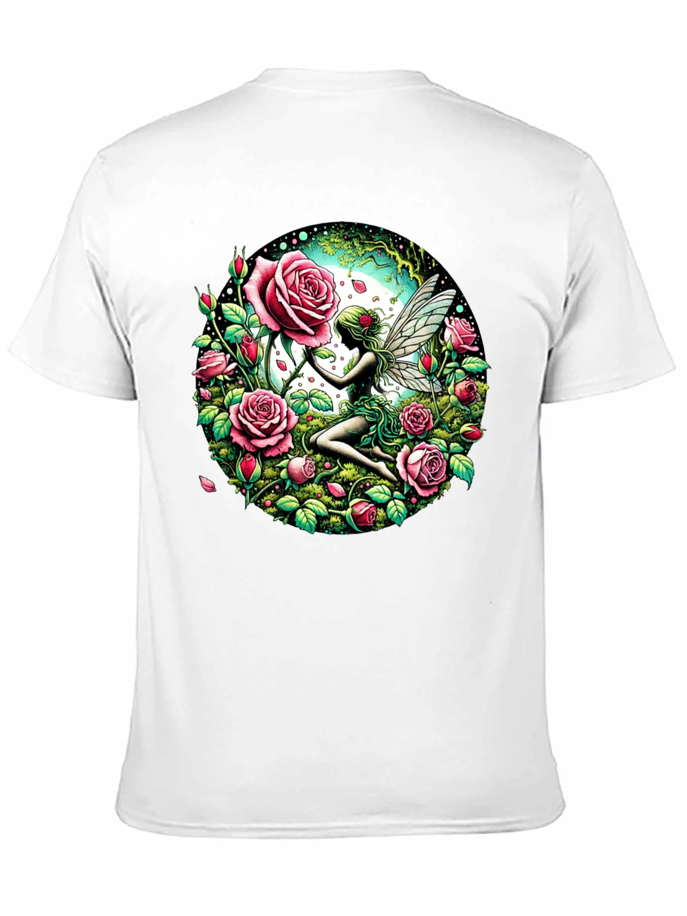 Fairy and Roses Graphic T-Shirt