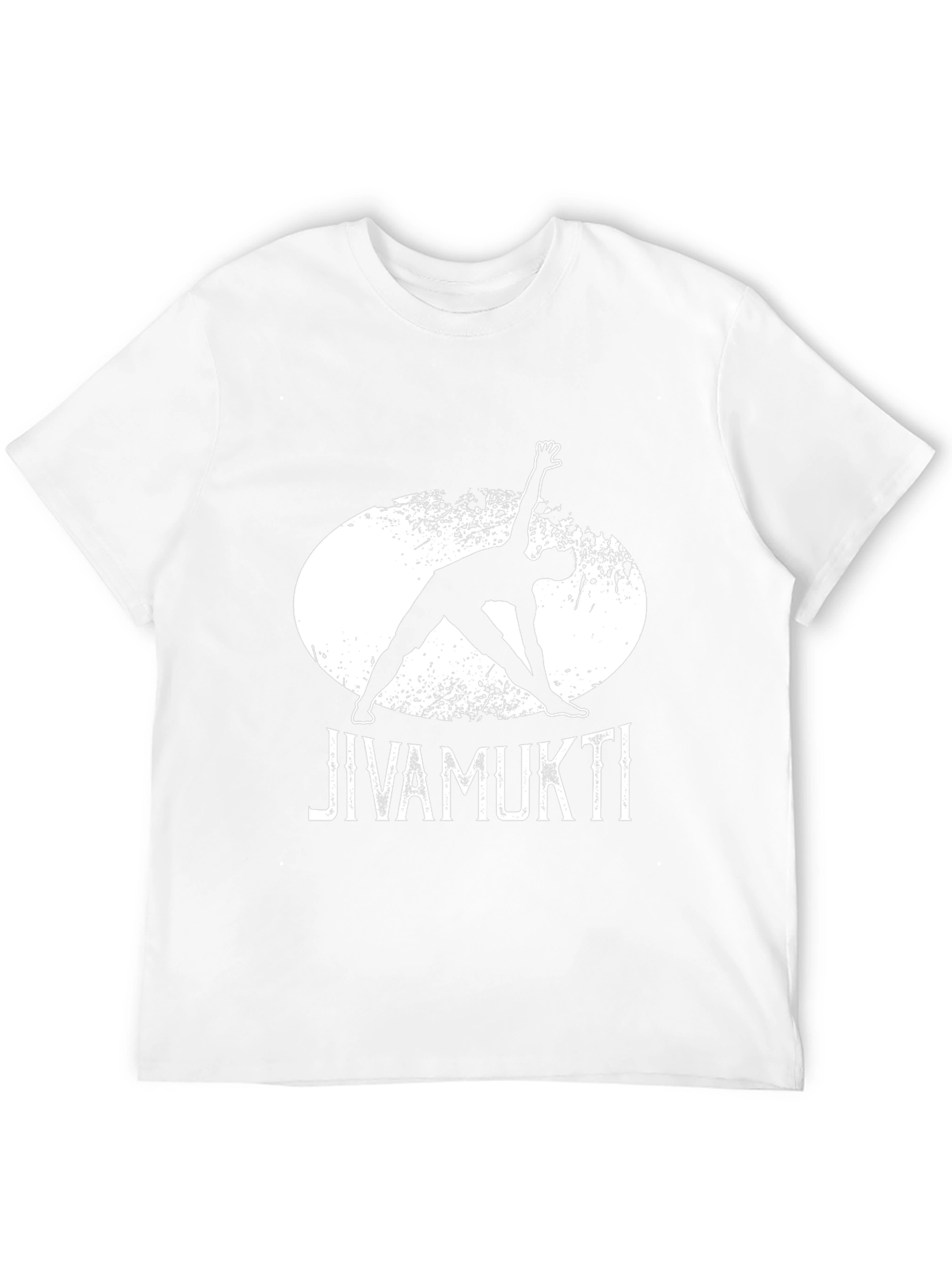 Jivamukti Yoga Graphic Tee - Black Cotton T-Shirt