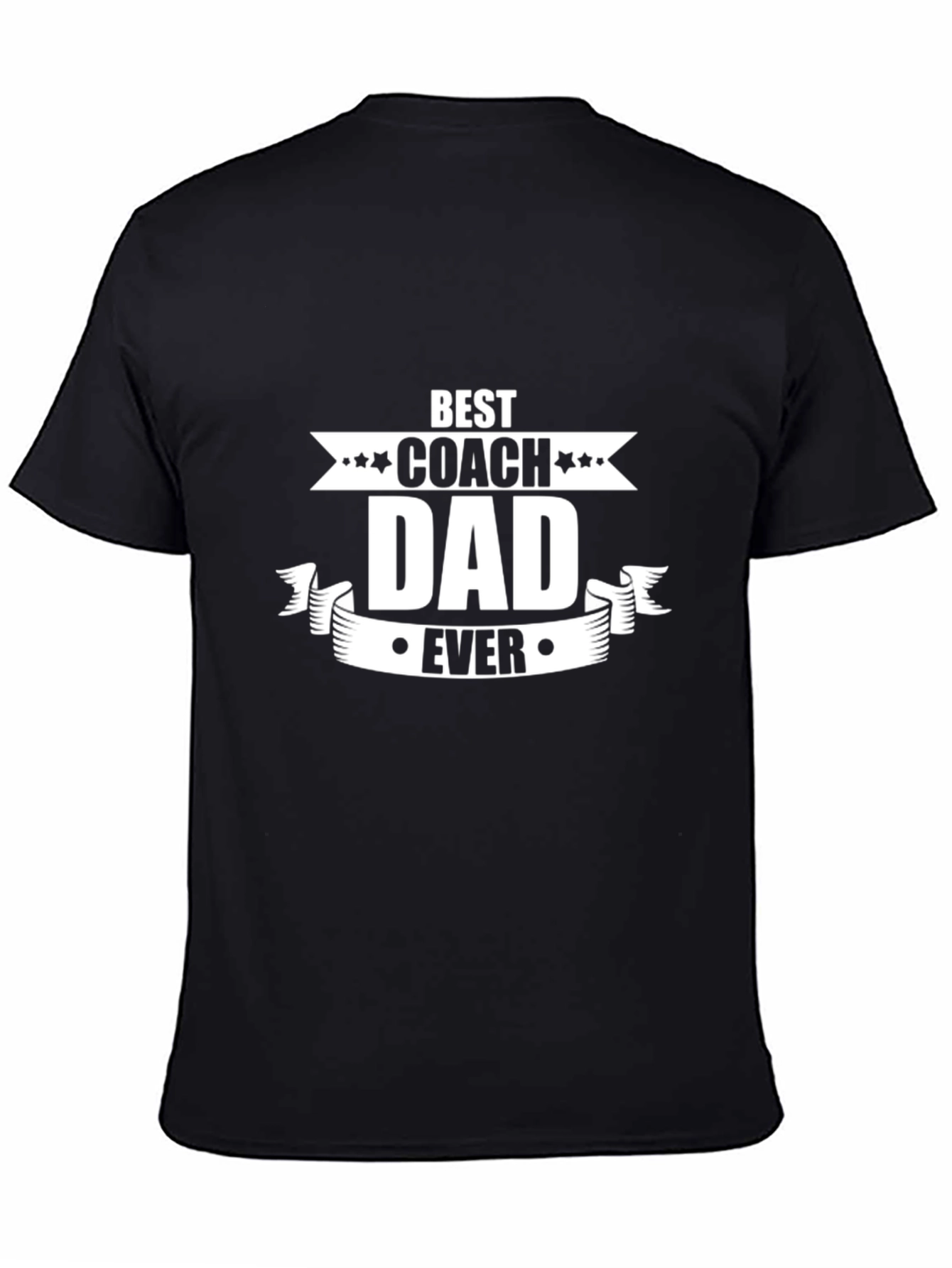 Best Coach Dad Ever Graphic T-Shirt