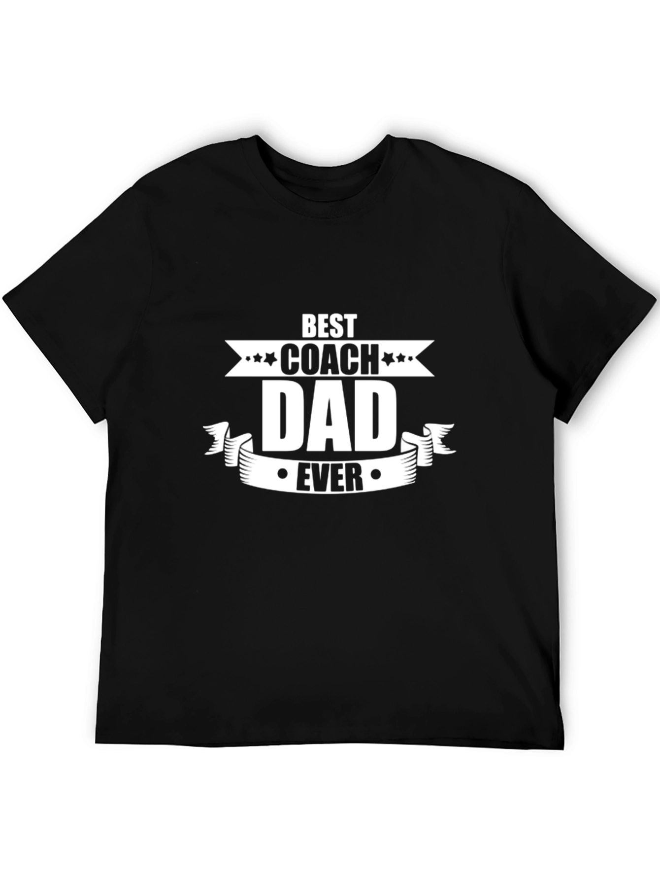 Best Coach Dad Ever Graphic T-Shirt