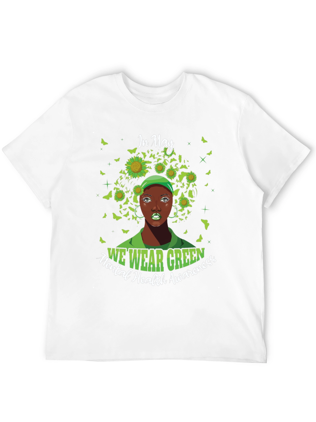 In May We Wear Green Mental Health Awareness T-Shirt
