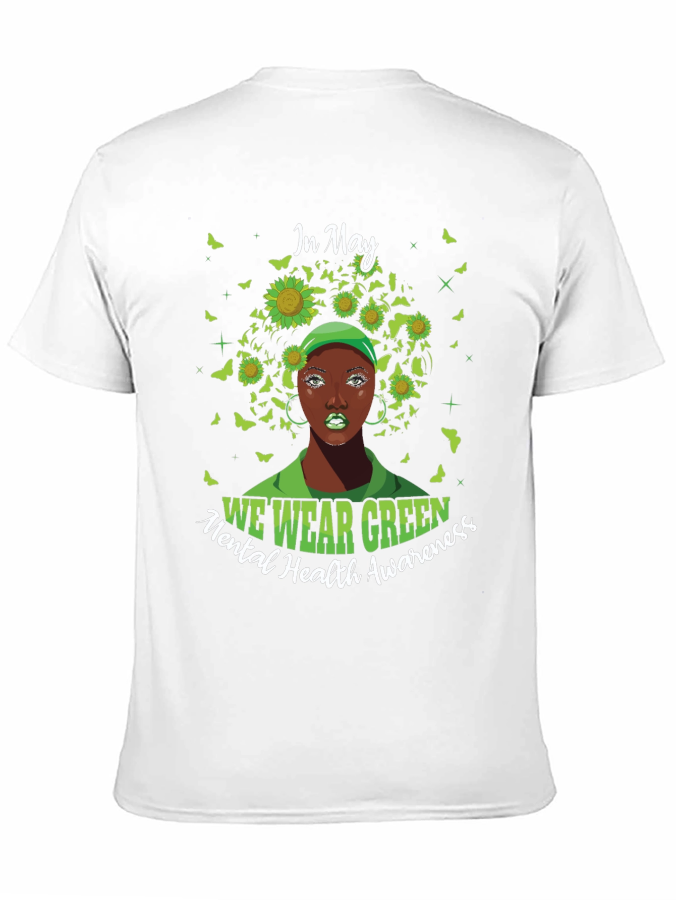 In May We Wear Green Mental Health Awareness T-Shirt