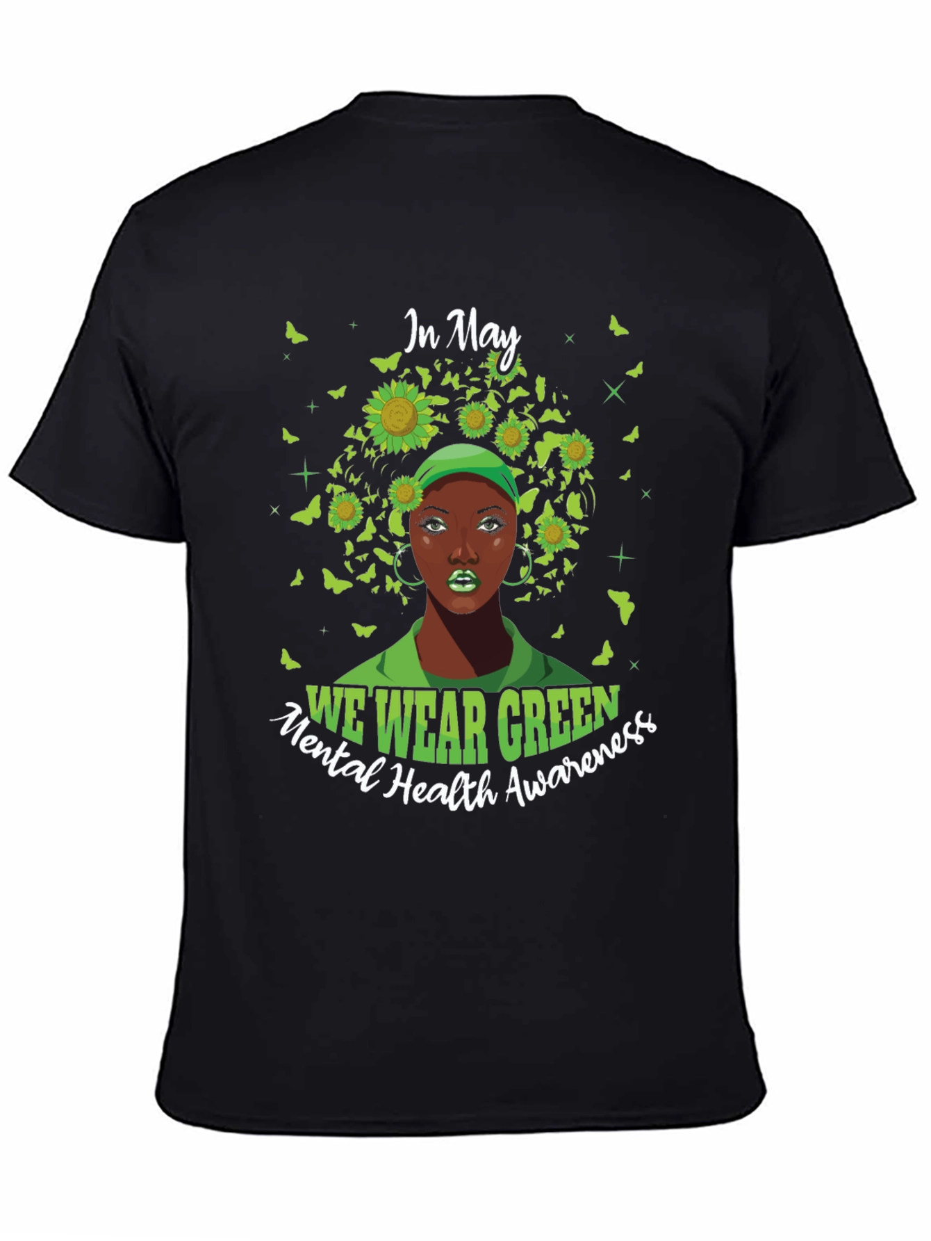 In May We Wear Green Mental Health Awareness T-Shirt