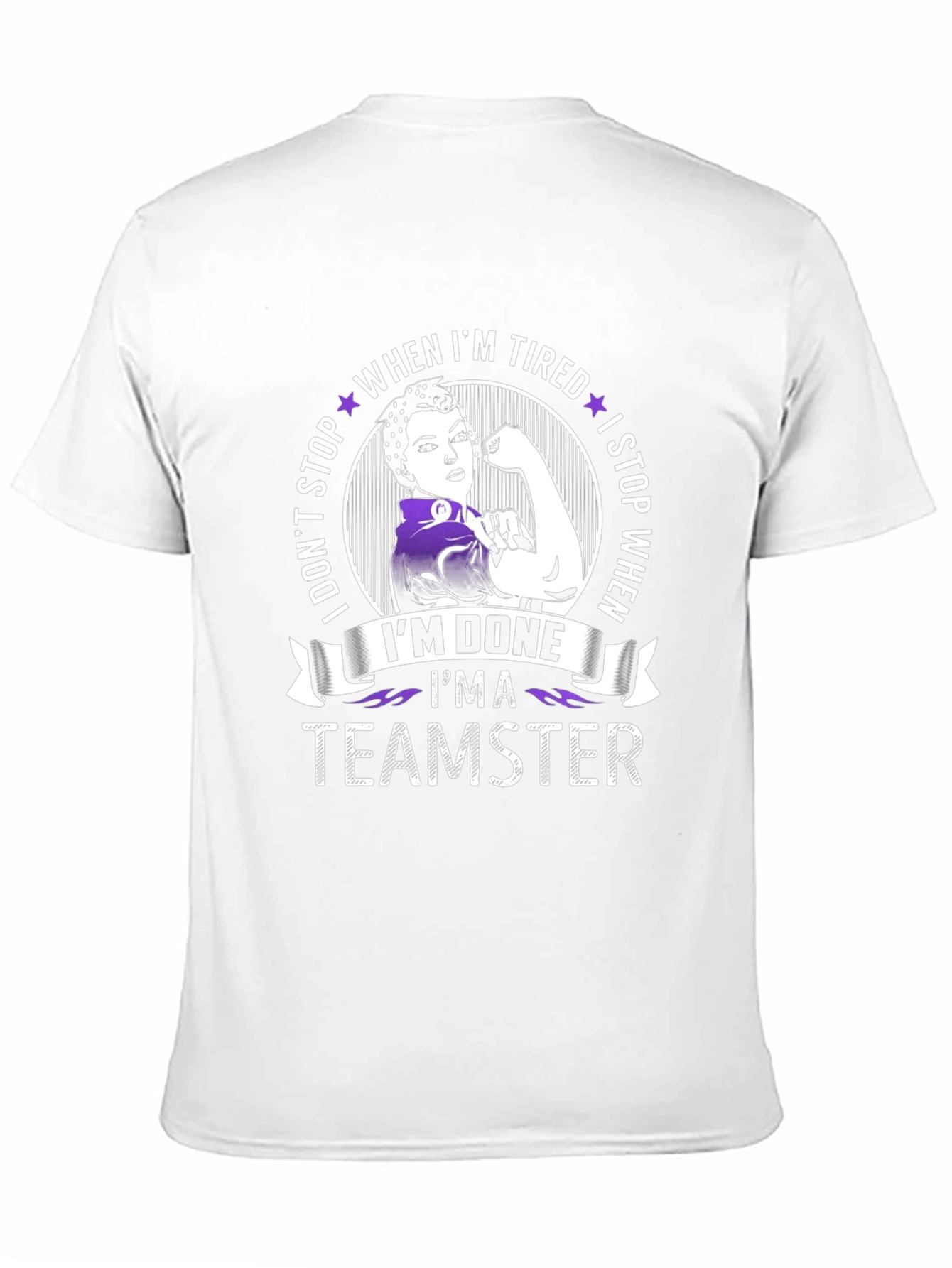 Teamster Woman Graphic T-Shirt - When Im Done