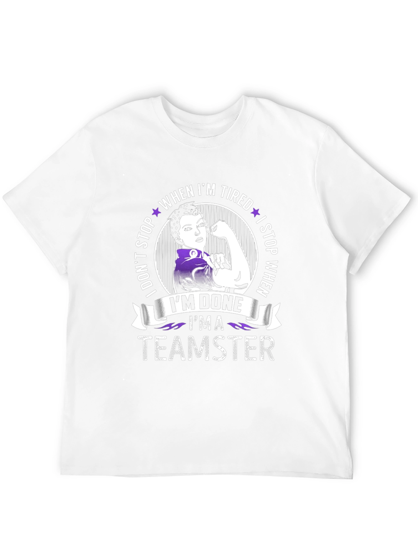 Teamster Woman Graphic T-Shirt - When Im Done