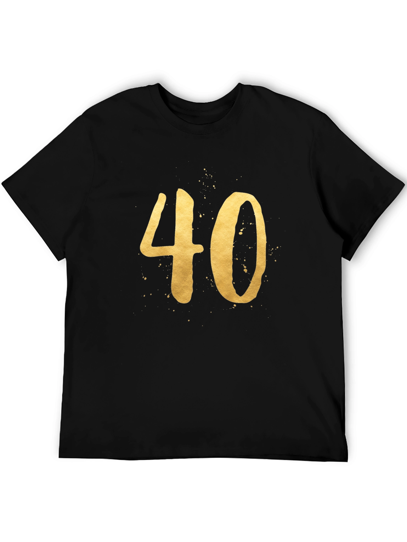 Golden 40th Birthday T-Shirt