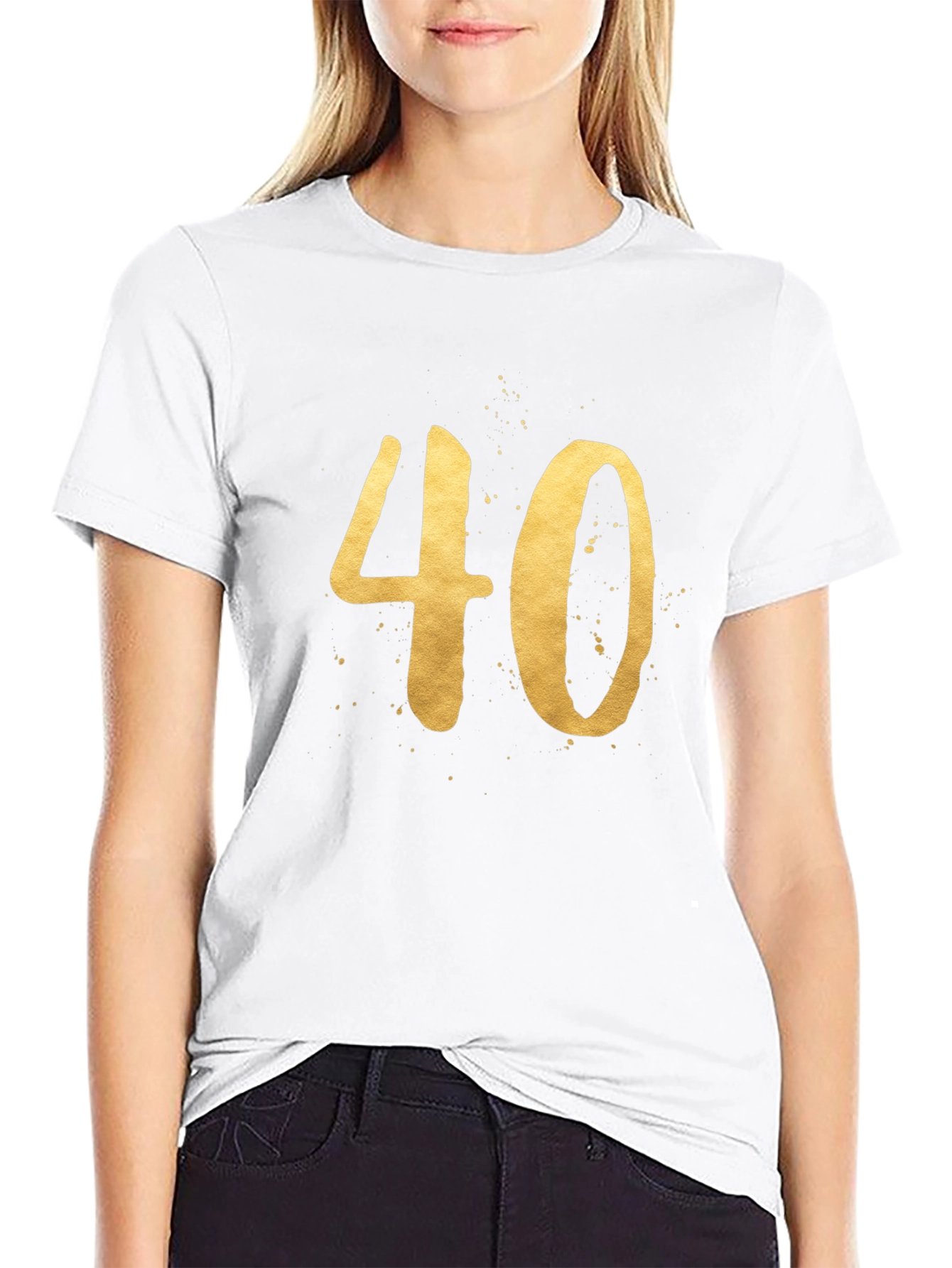Golden 40th Birthday T-Shirt