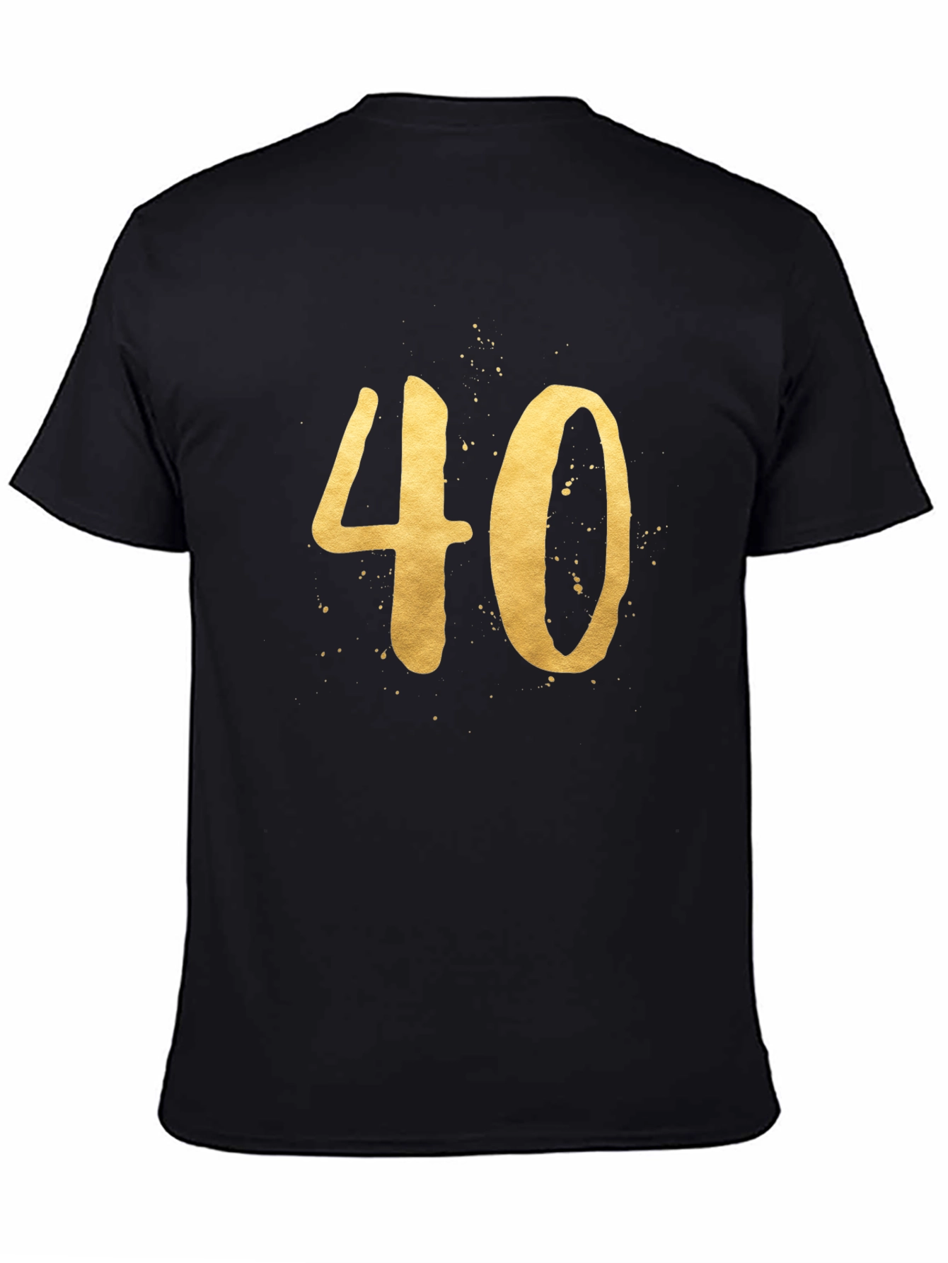 Golden 40th Birthday T-Shirt