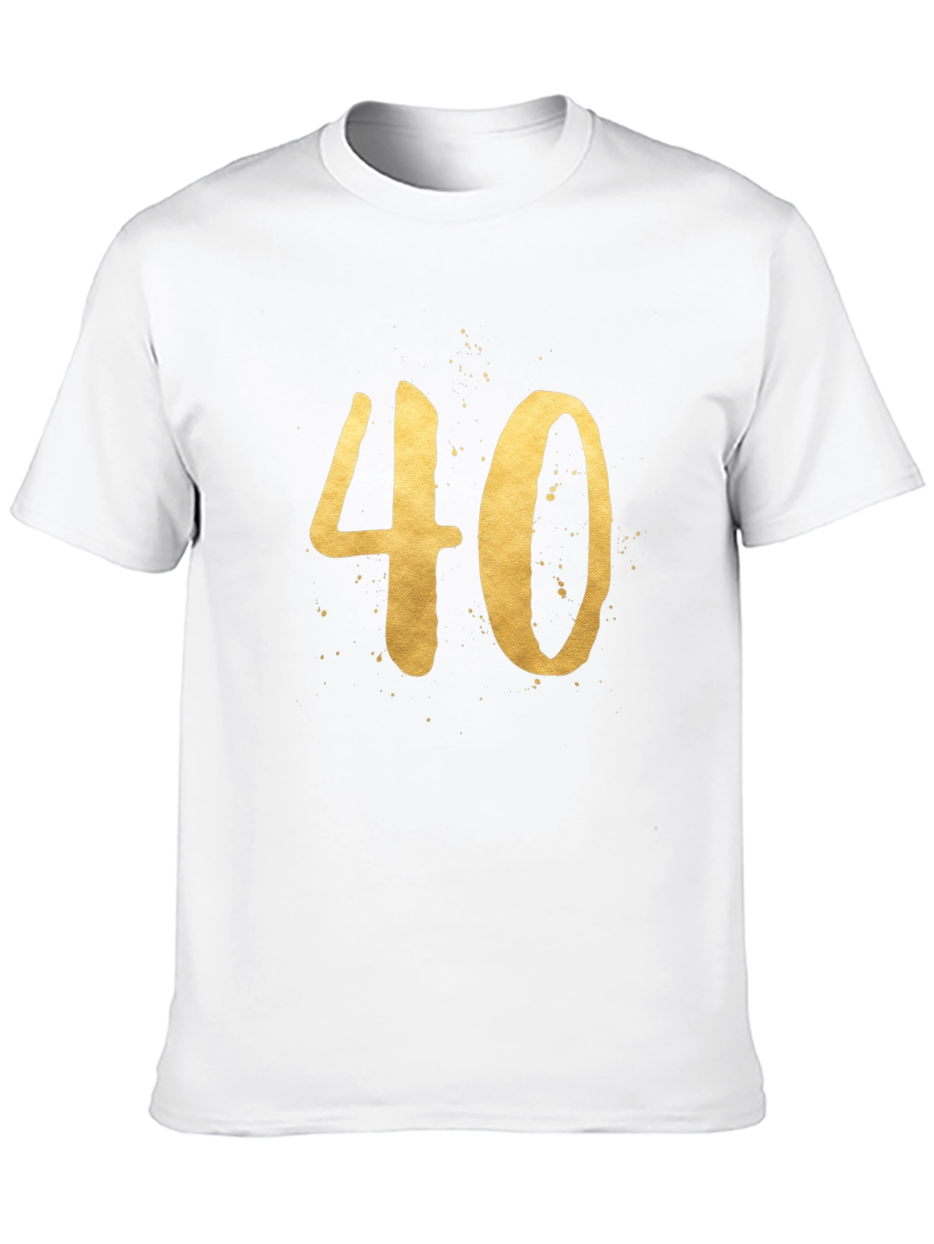 Golden 40th Birthday T-Shirt