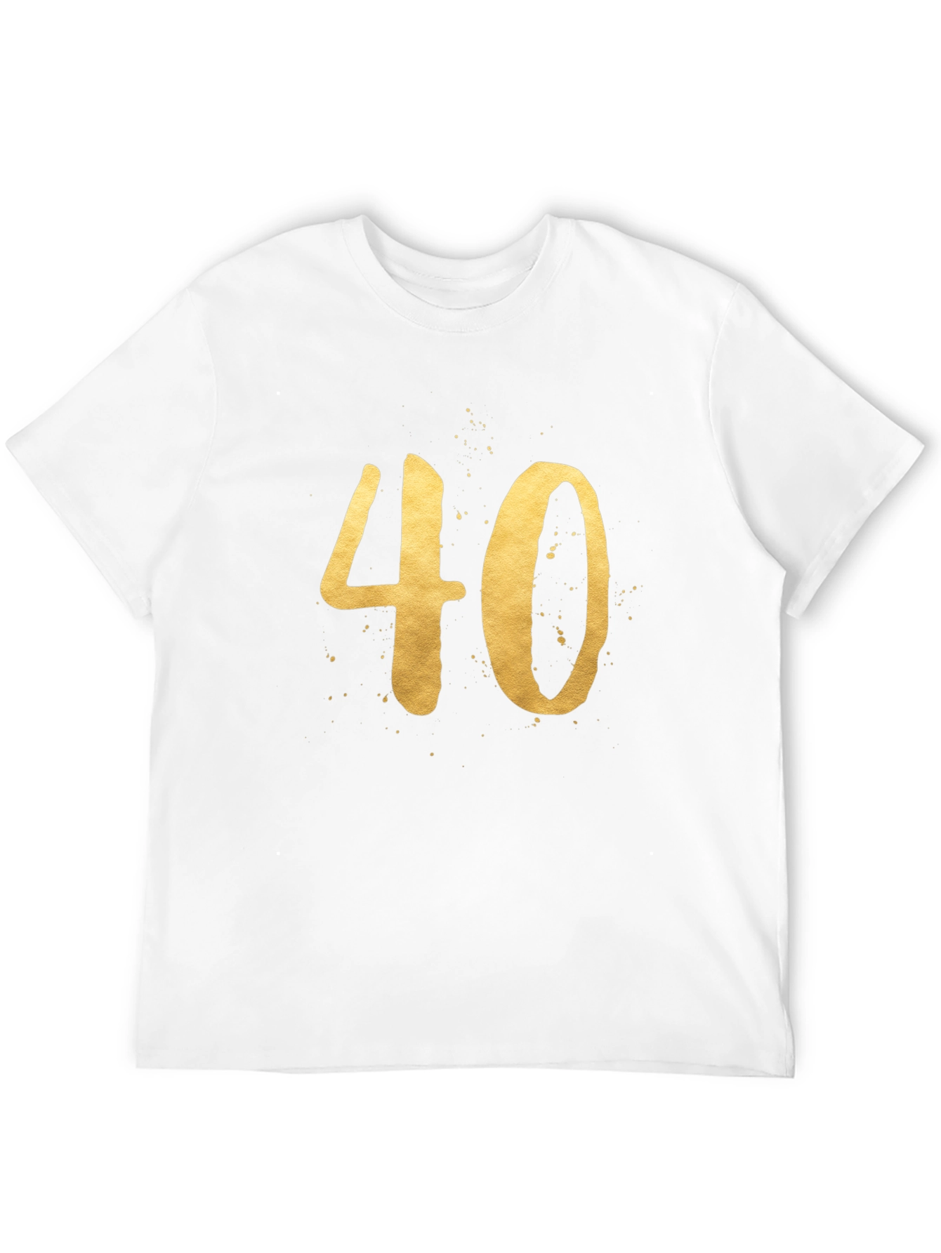 Golden 40th Birthday T-Shirt