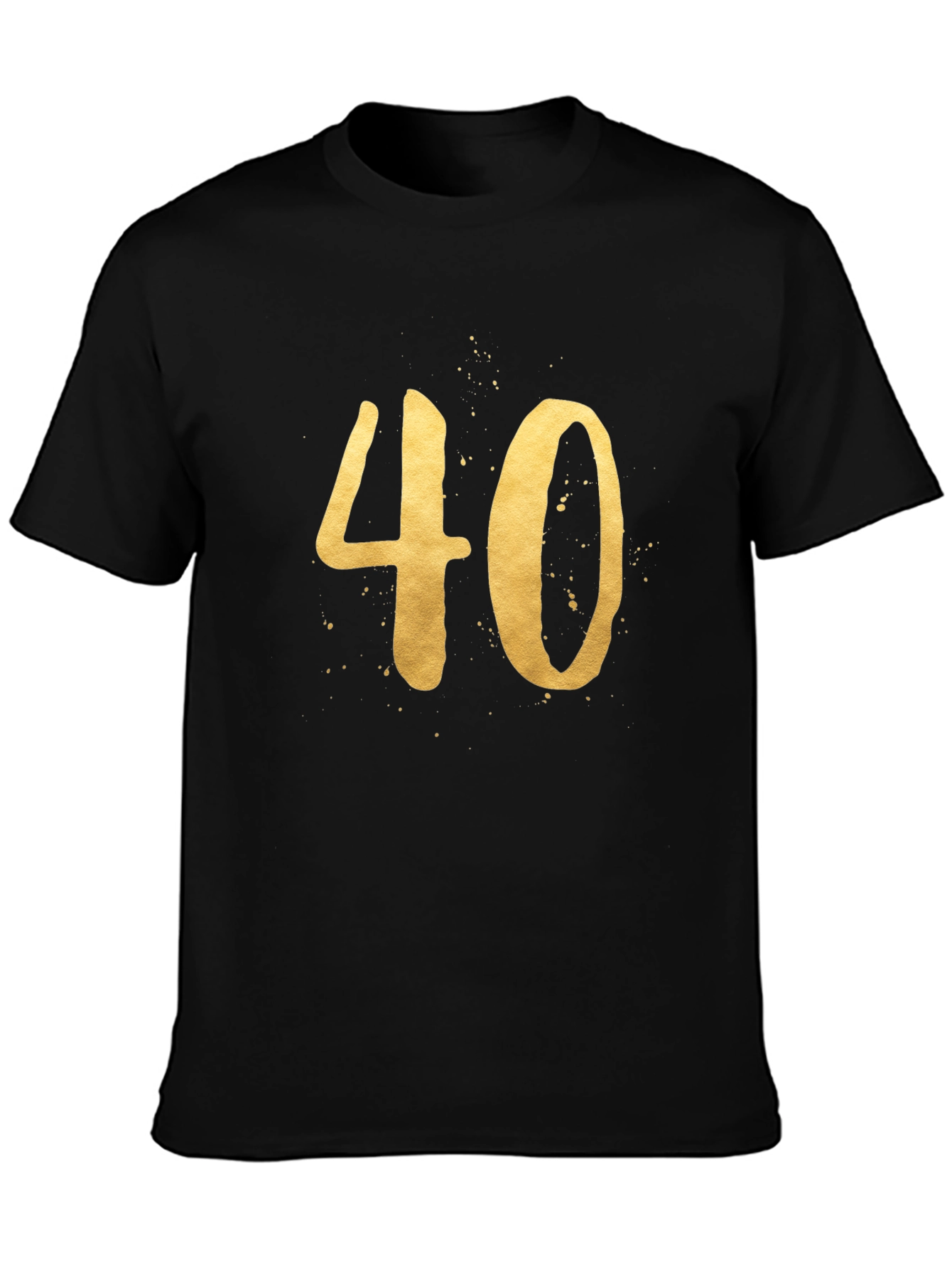Golden 40th Birthday T-Shirt