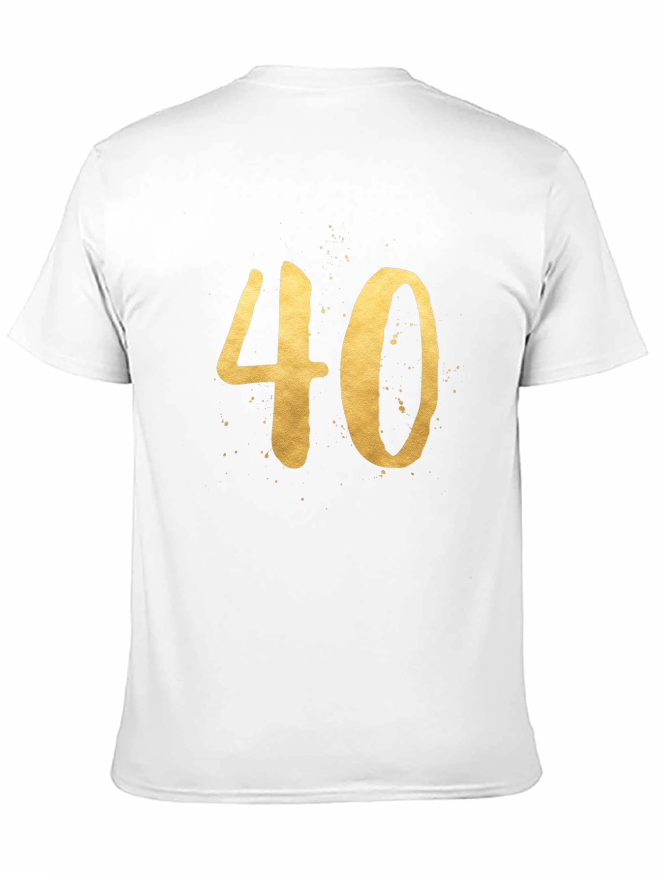 Golden 40th Birthday T-Shirt