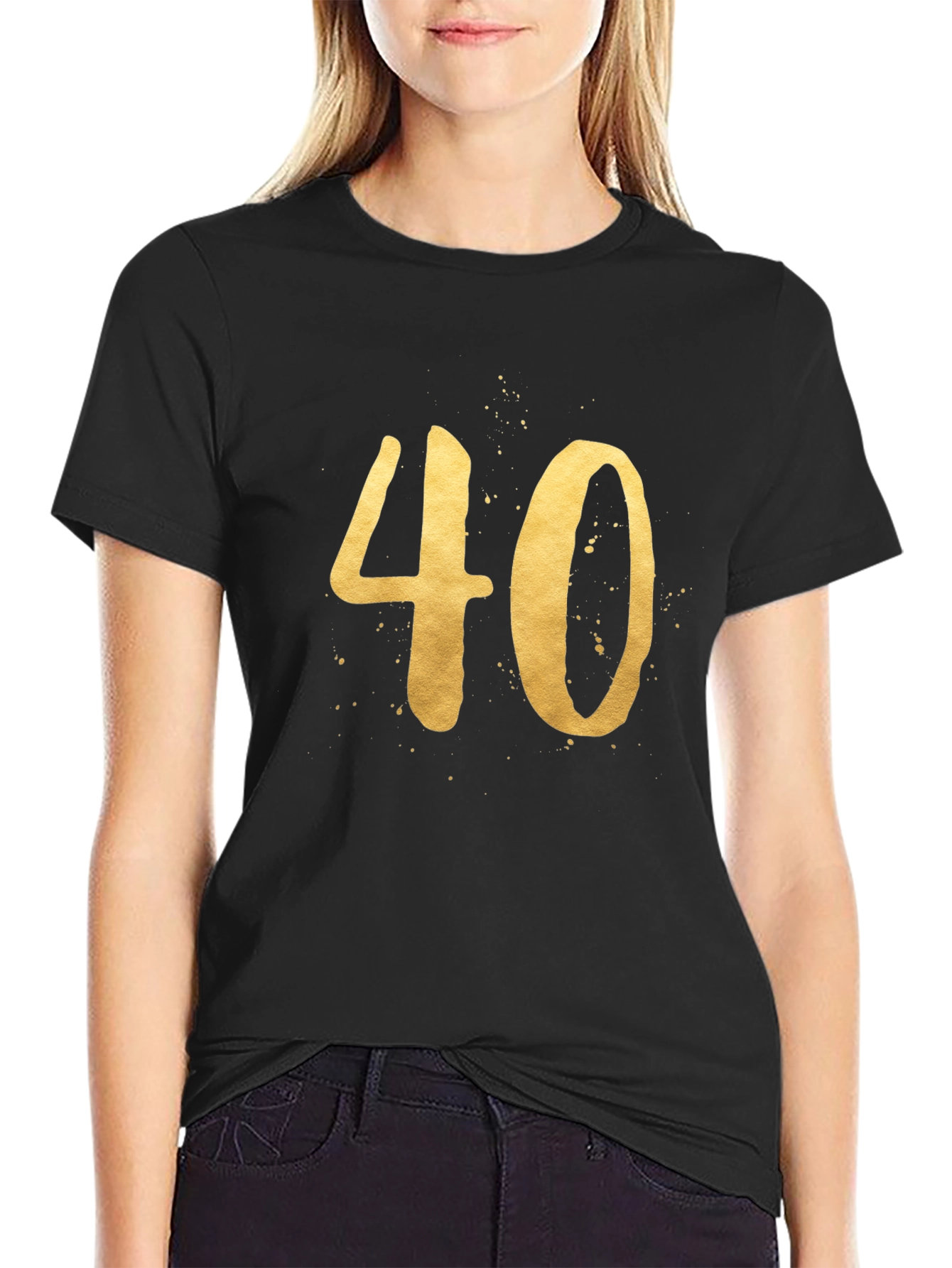 Golden 40th Birthday T-Shirt