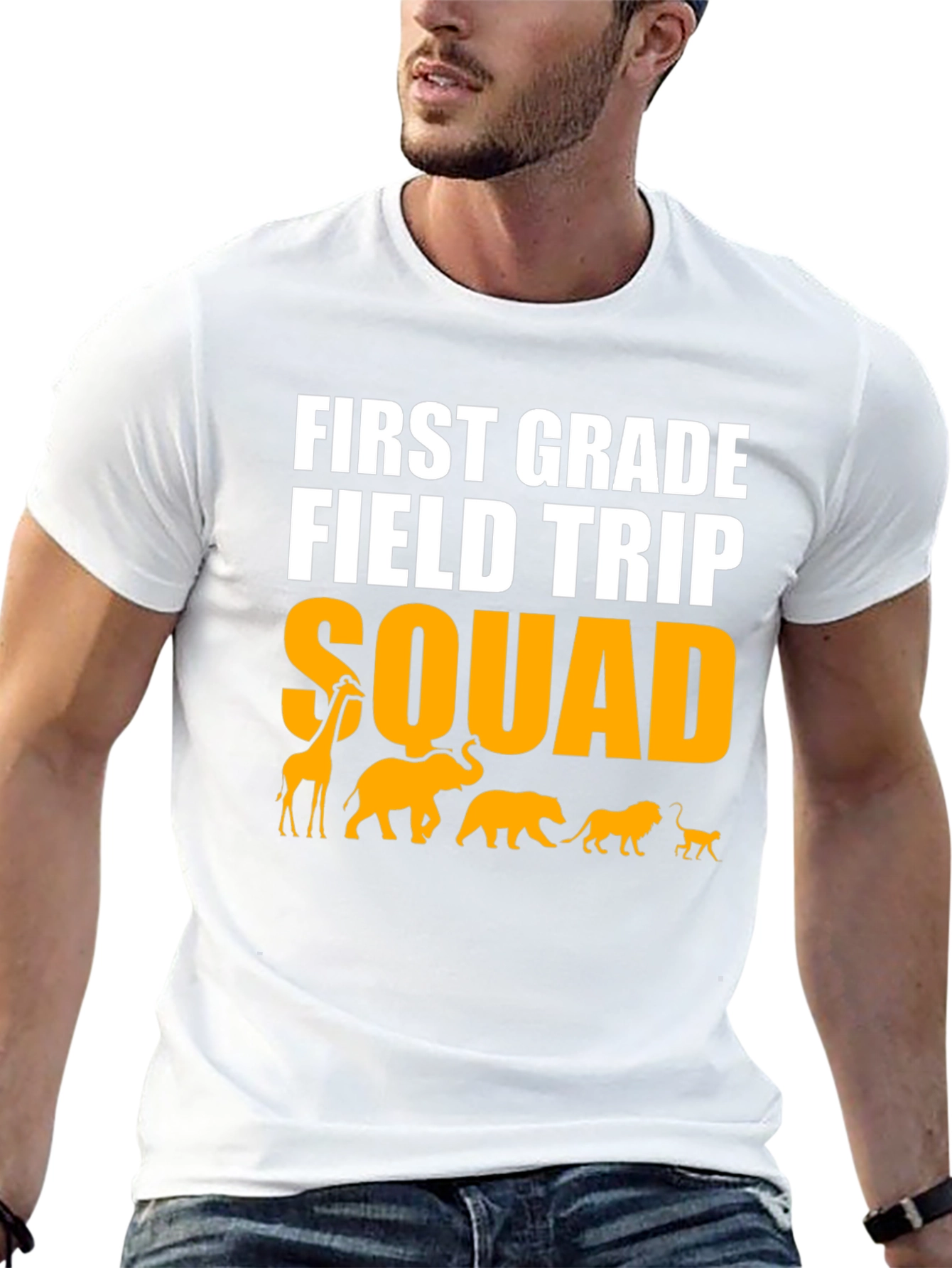 First Grade Field Trip Squad Graphic Tee