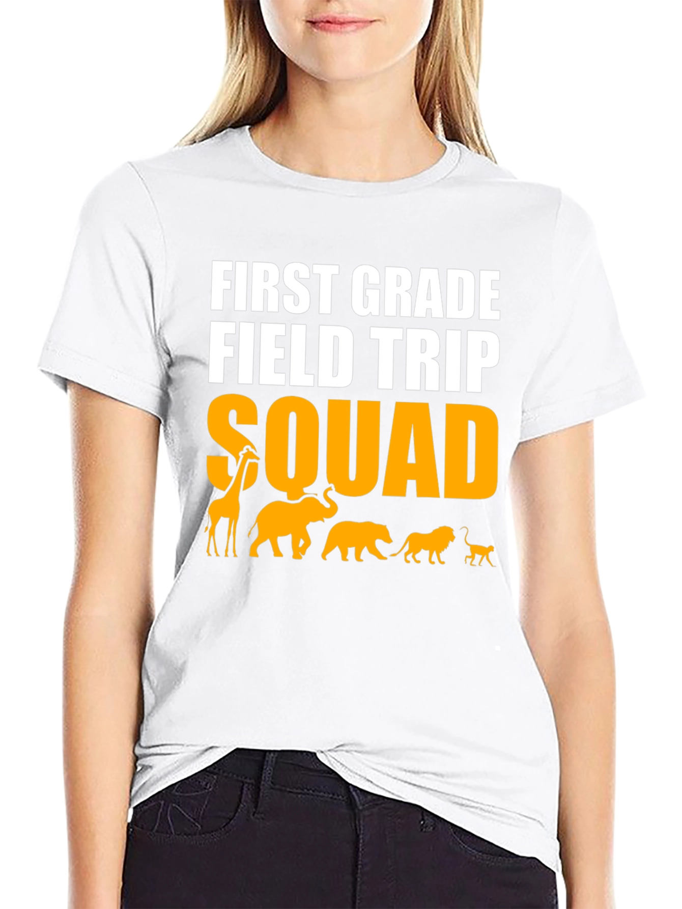 First Grade Field Trip Squad Graphic Tee