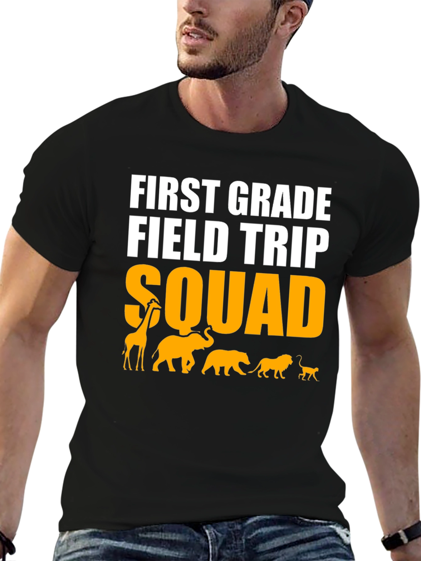 First Grade Field Trip Squad Graphic Tee